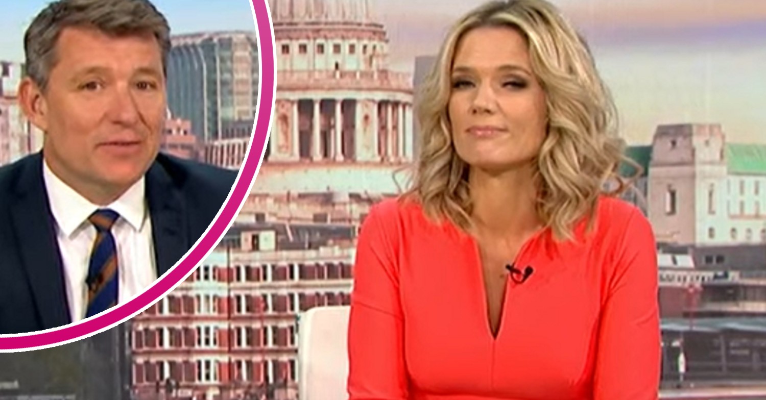 Charlotte Hawkins and Ben Shephard on GMB today