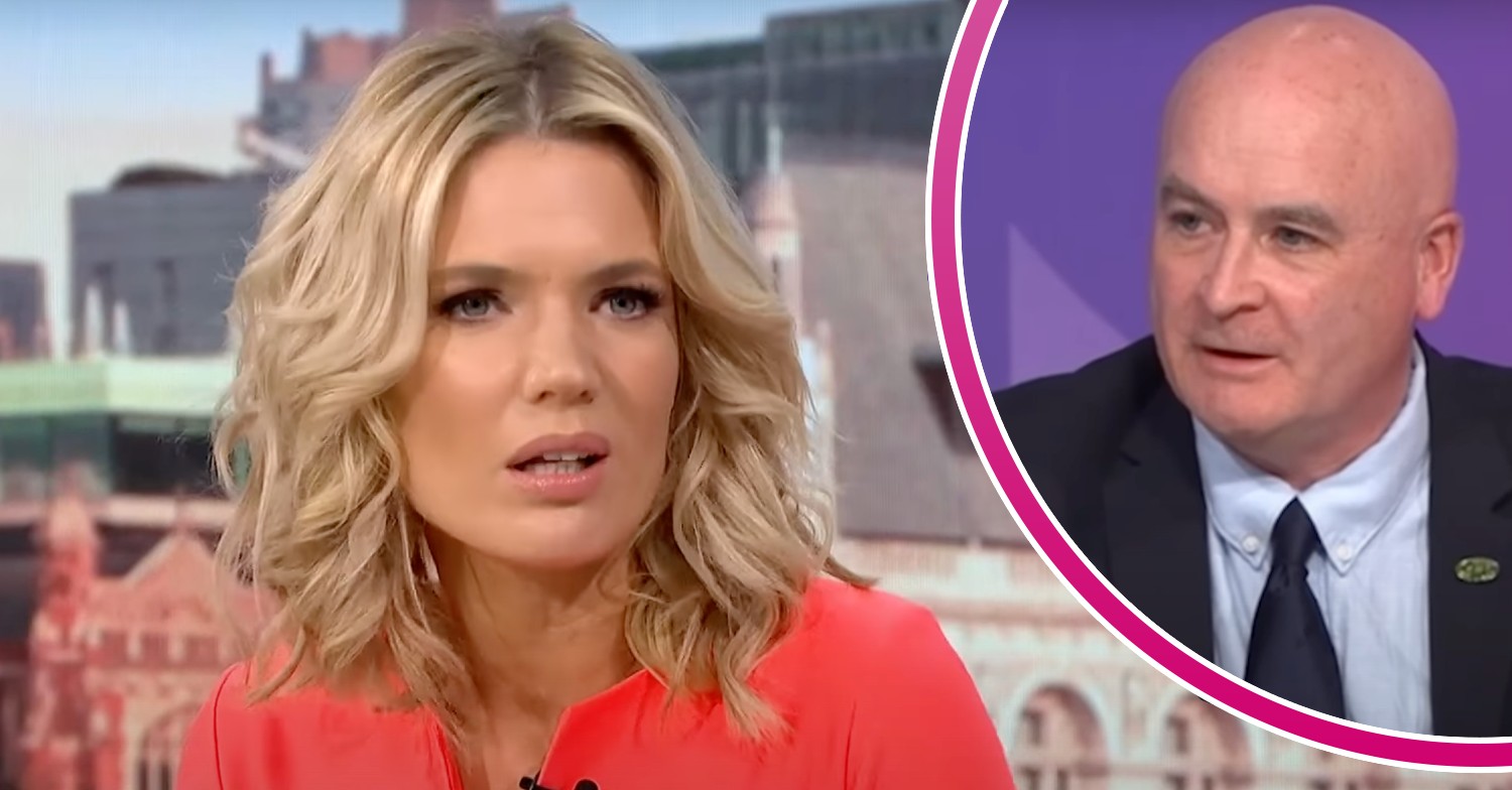 Charlotte Hawkins on GMB today and Mick Lynch