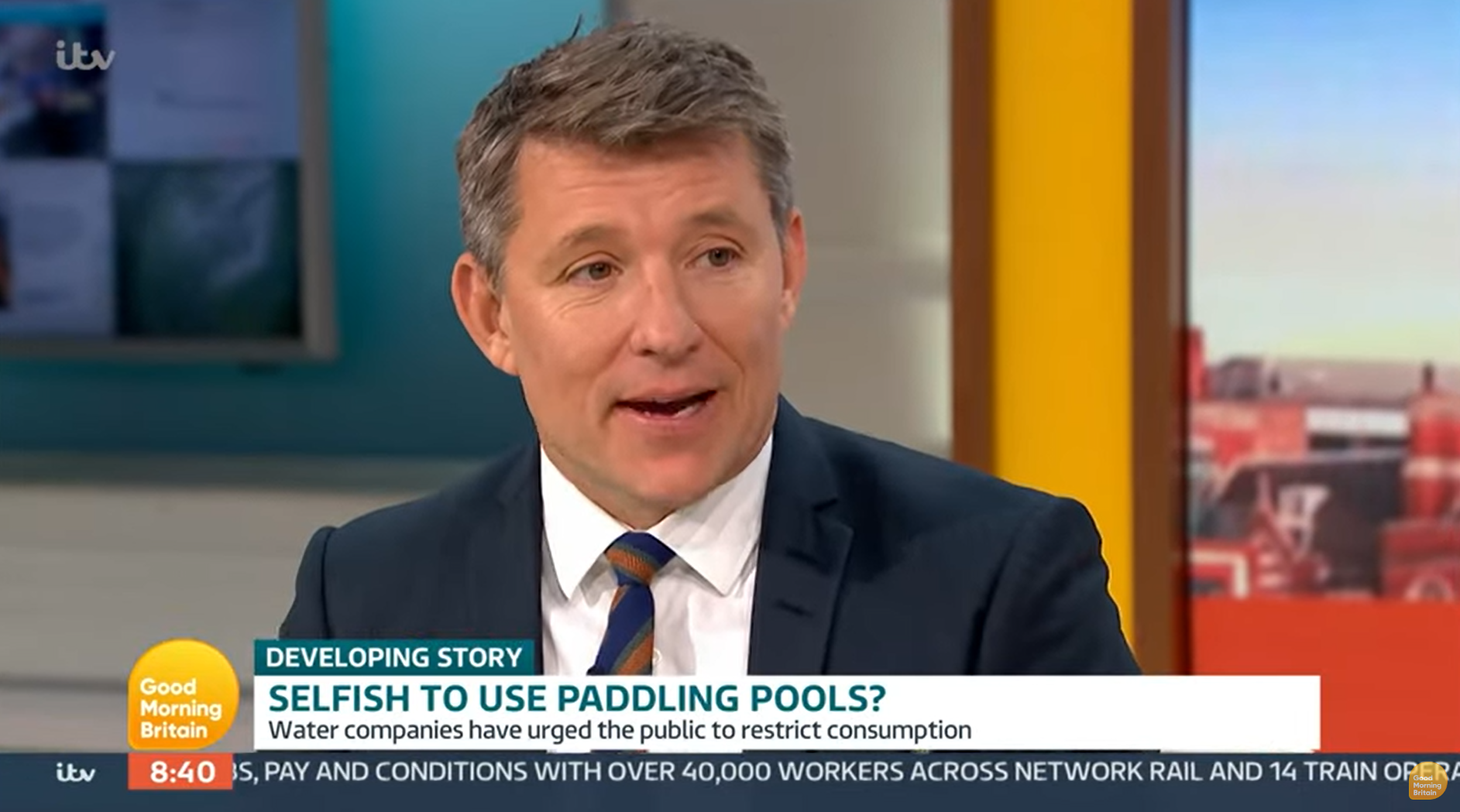 Ben Shephard speaking on GMB today