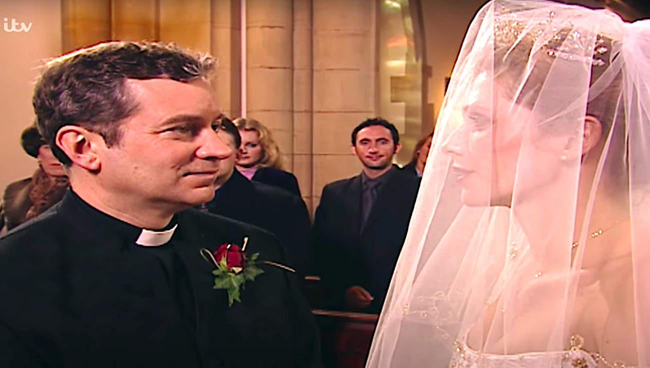 Ashley and Bernice say their vows in Emmerdale