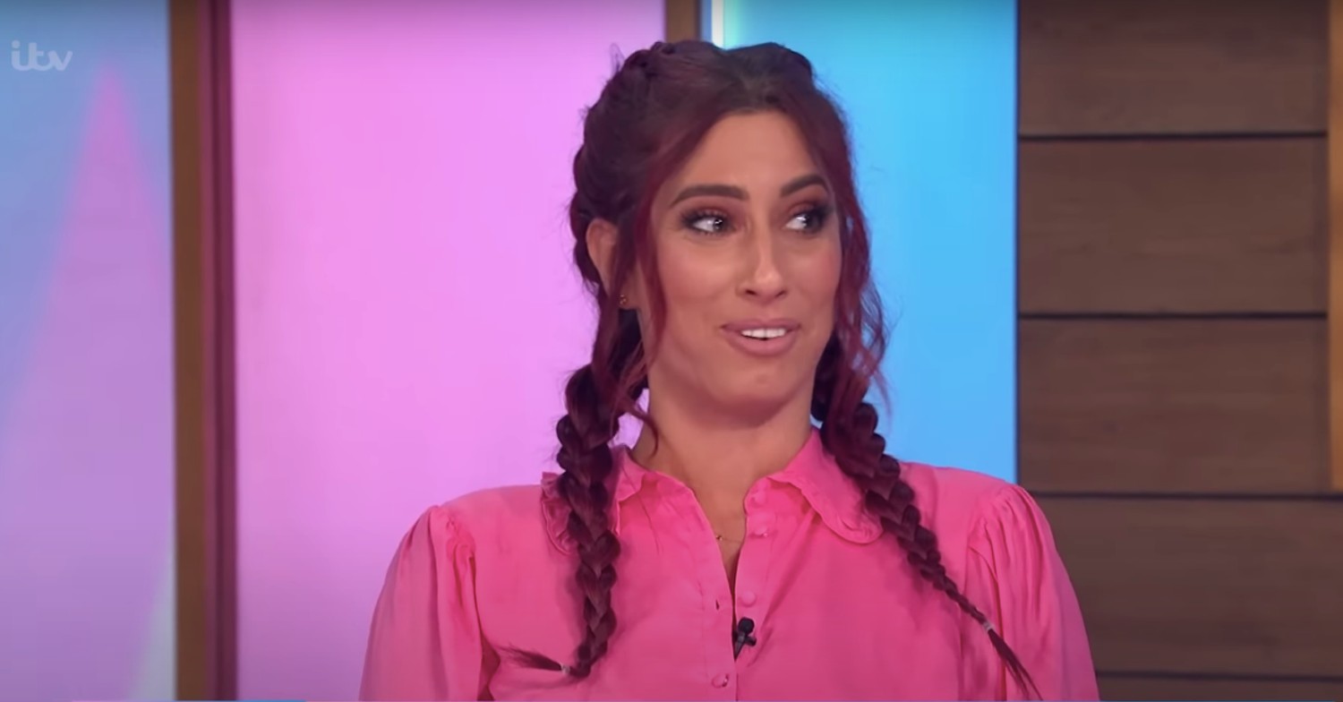 Stacey Solomon looks shocked on Loose Women