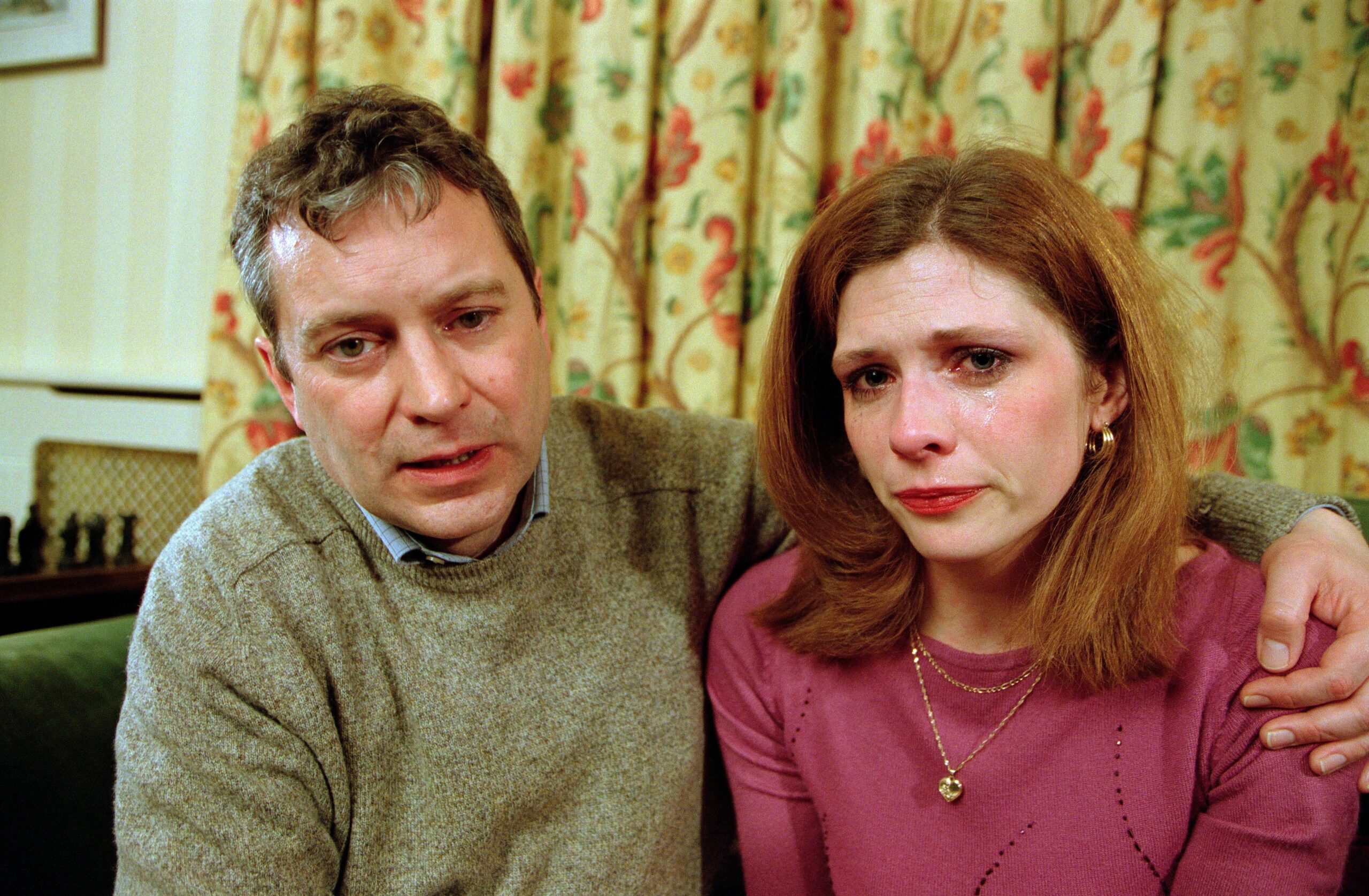 Emmerdale Ashley and Bernice hug with tears in their eyes