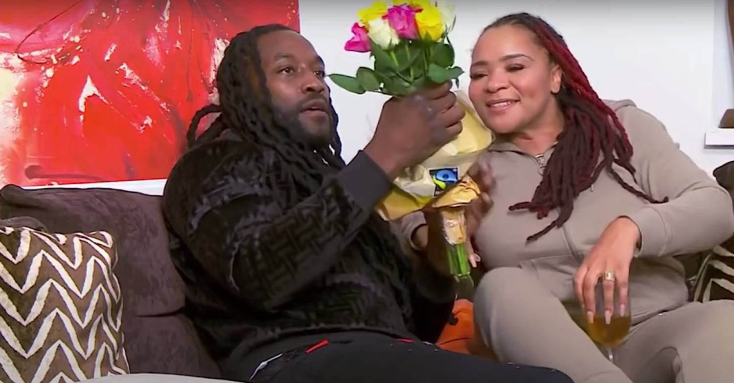 Gogglebox star Mica receives flowers from Marcus