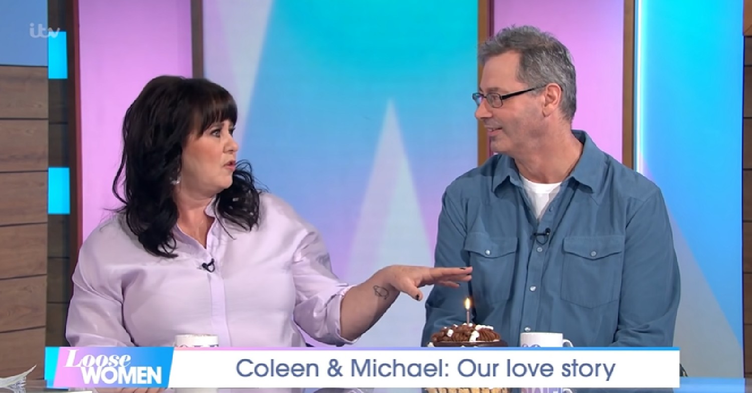 Coleen Nolan and her boyfriend on Loose Women