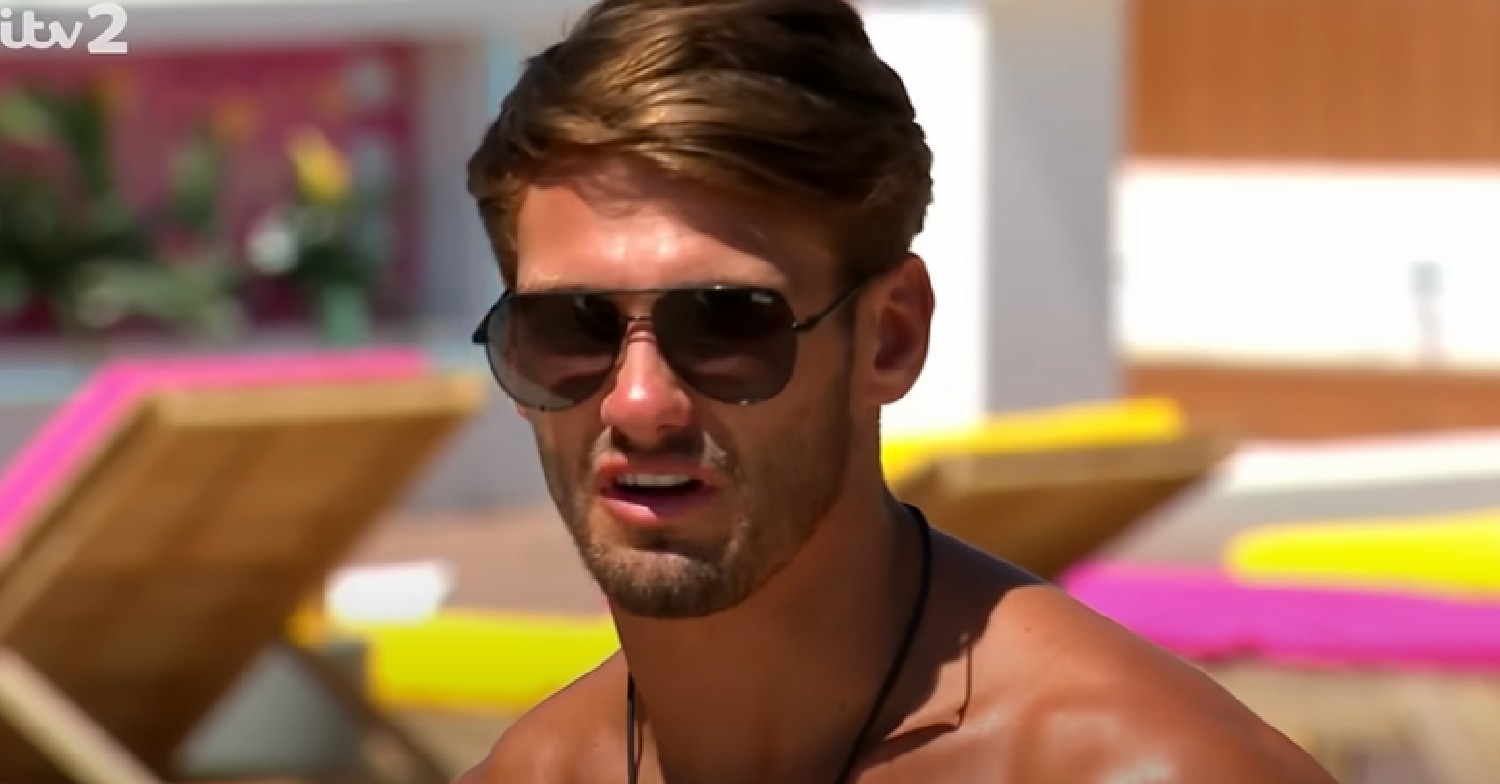 Jacques wearing sunglasses in Love Island villa