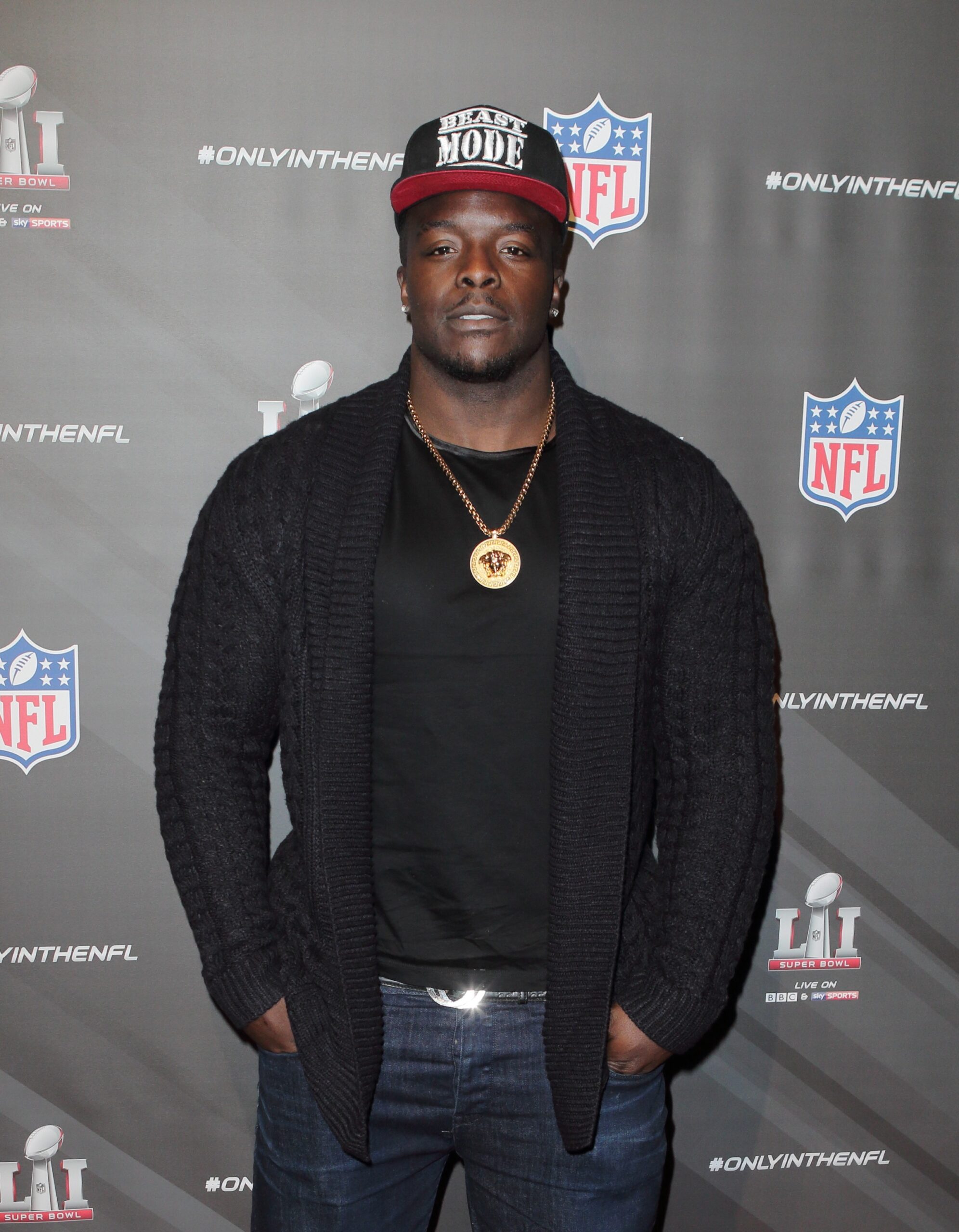 Adebayo Akinfenwa smiling at event