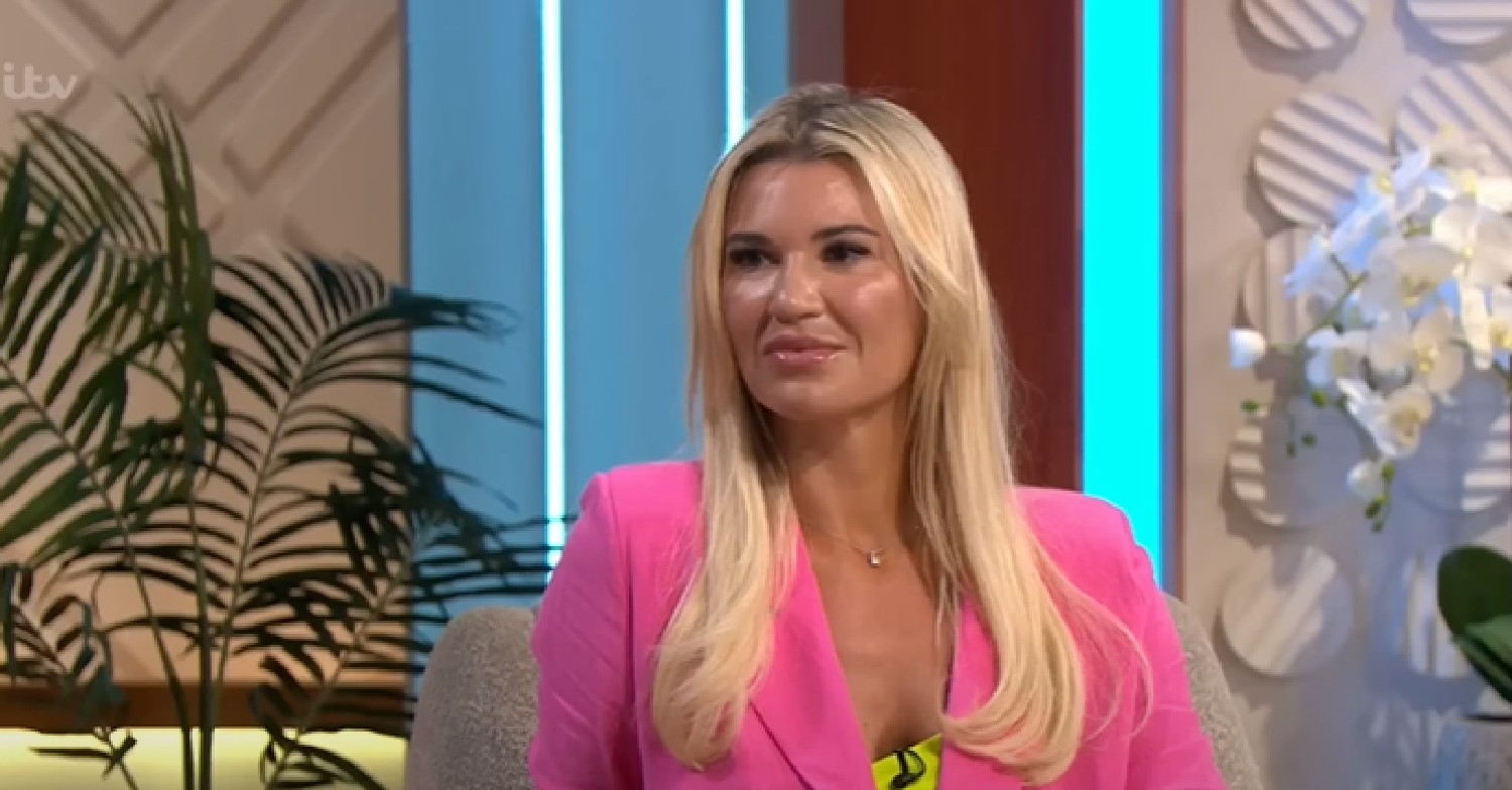 Christine McGuinness in pink blazer on Lorraine