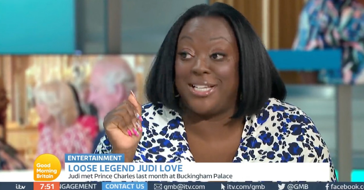 Judi Love speaking on GMB today