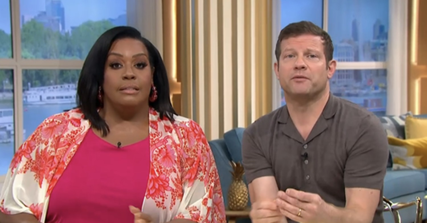 Dermot O'Leary and Alison Hammond on This Morning on Monday