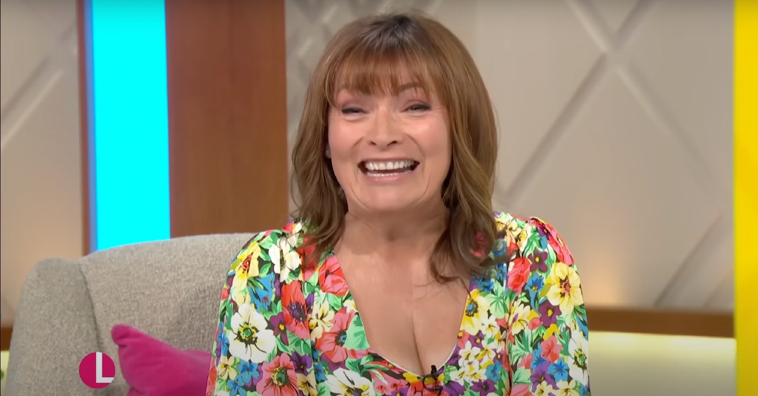 Lorraine Kelly laughing on Lorraine