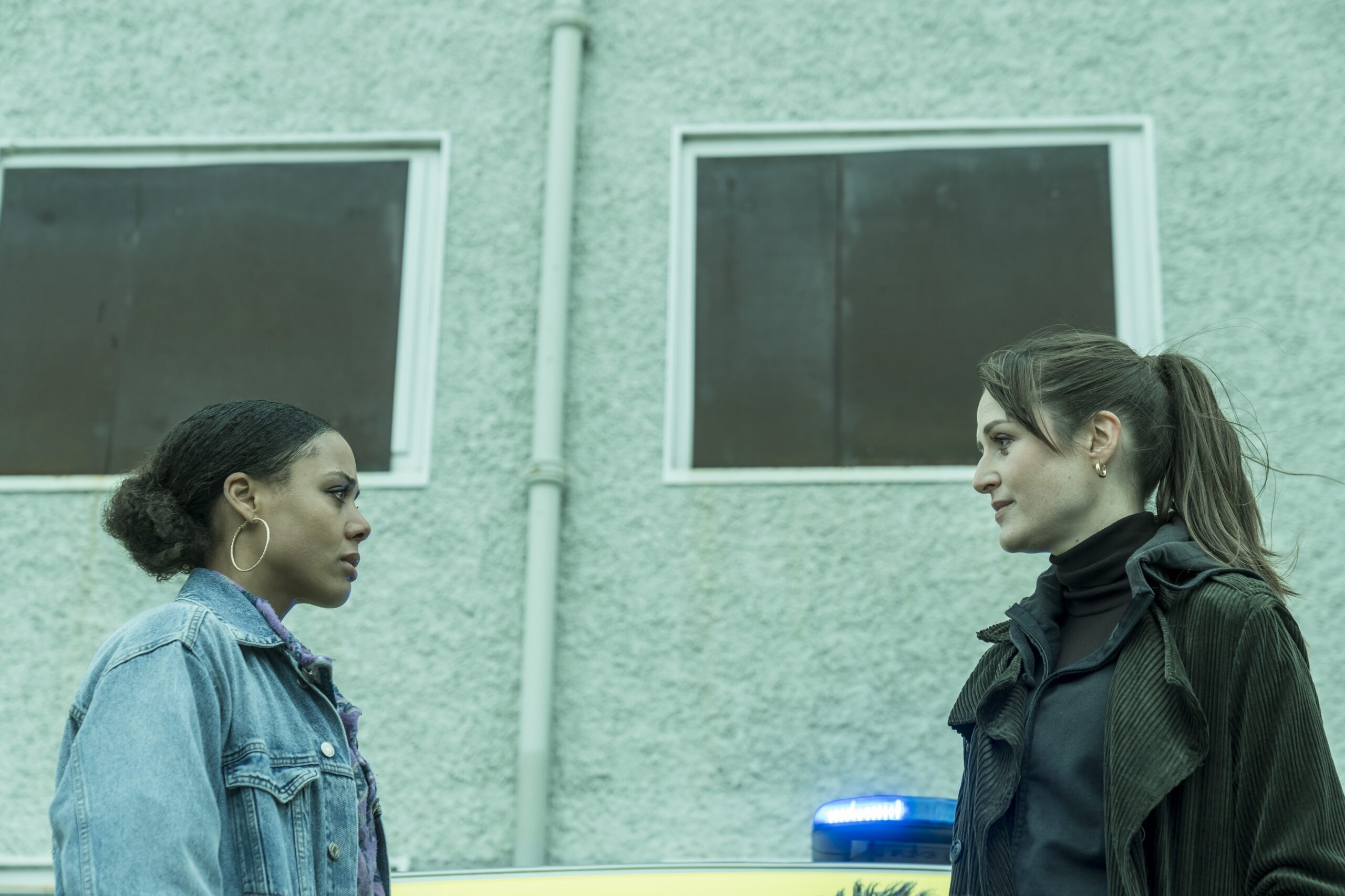 Nina Toussaint-White and Clare Dunne in Witness Number 3