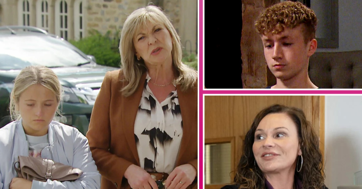 Emmerdale Amelia Kim Noah Chas