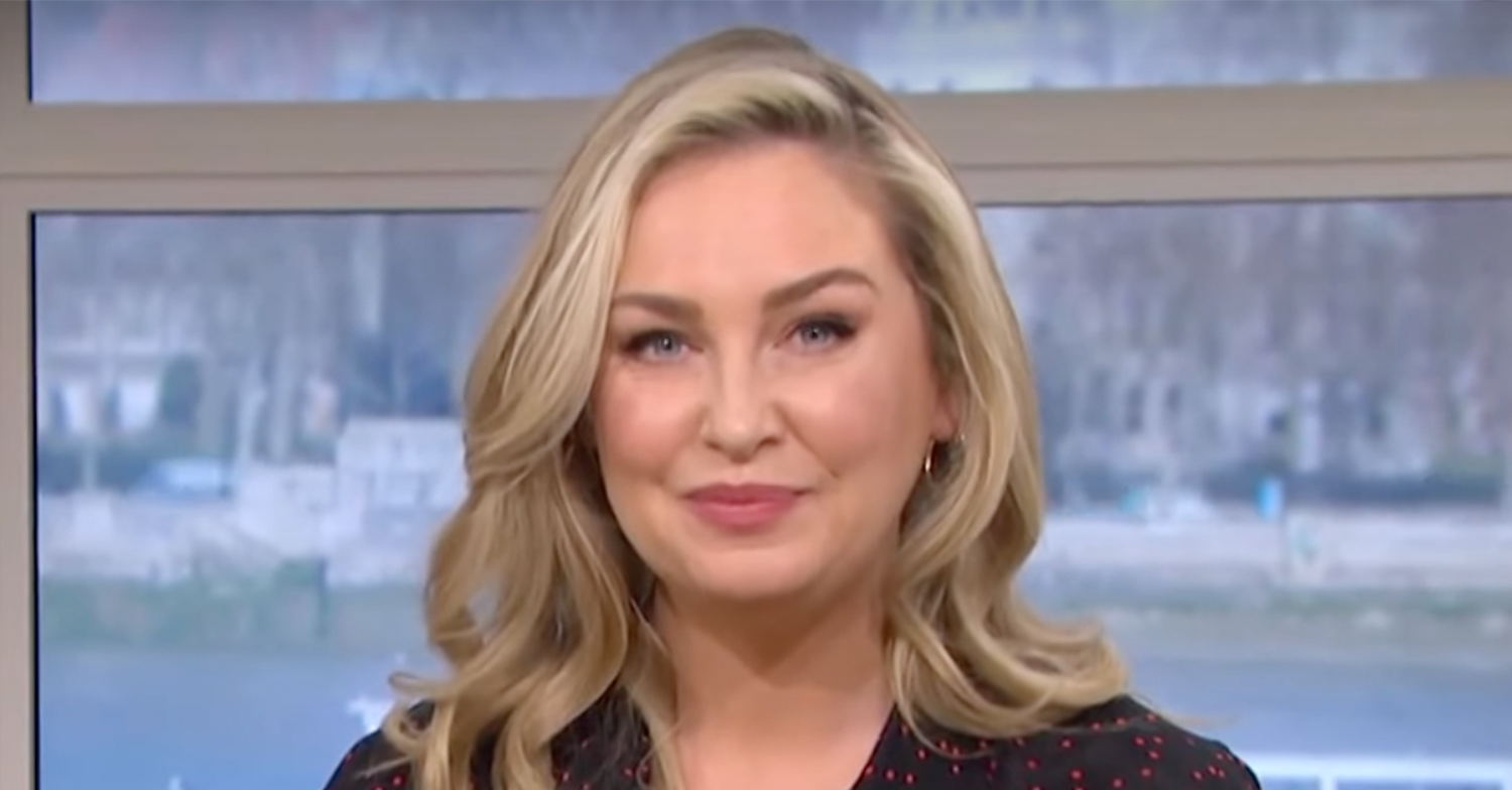 Josie Gibson presenting This Morning