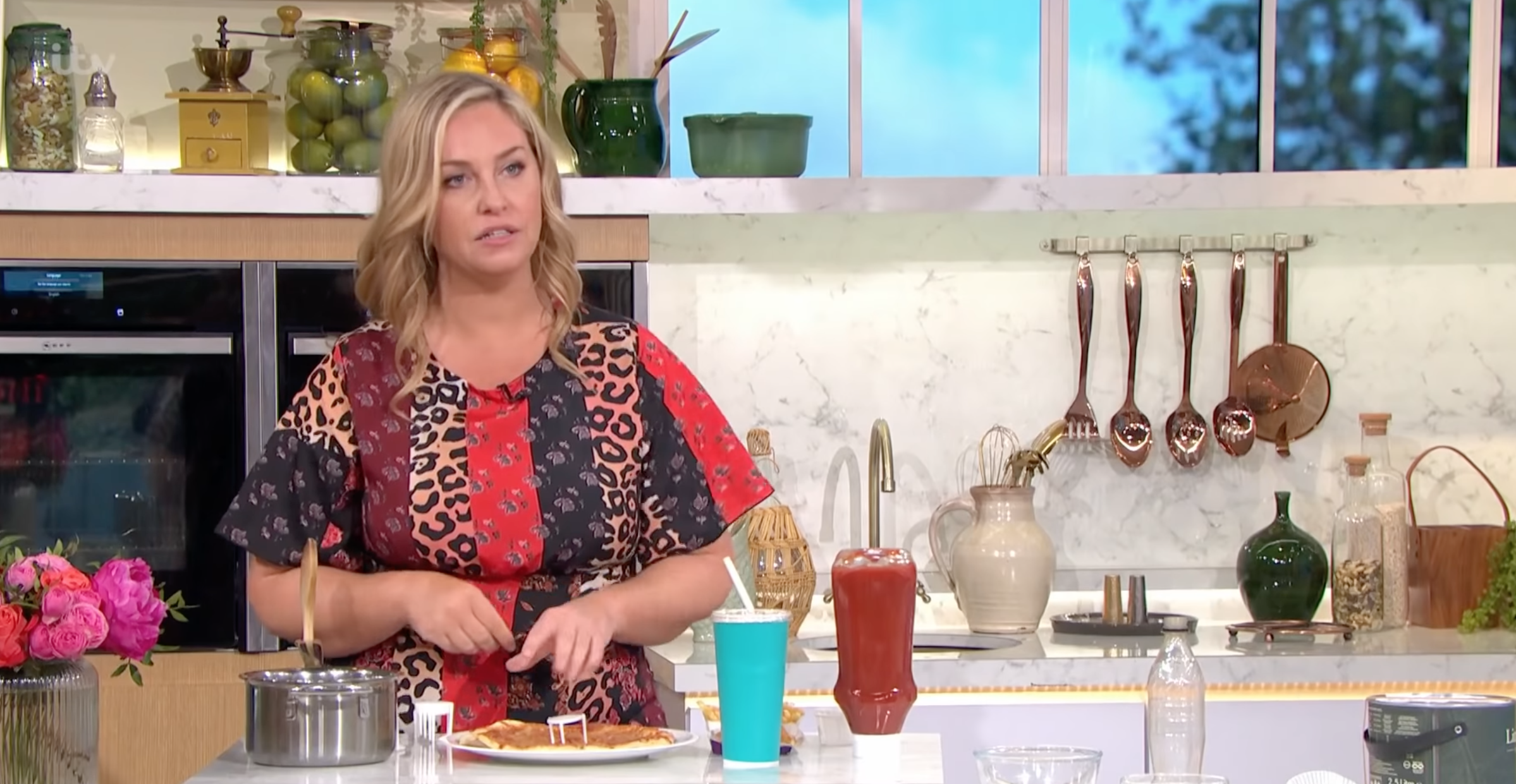 Josie Gibson presenting This Morning