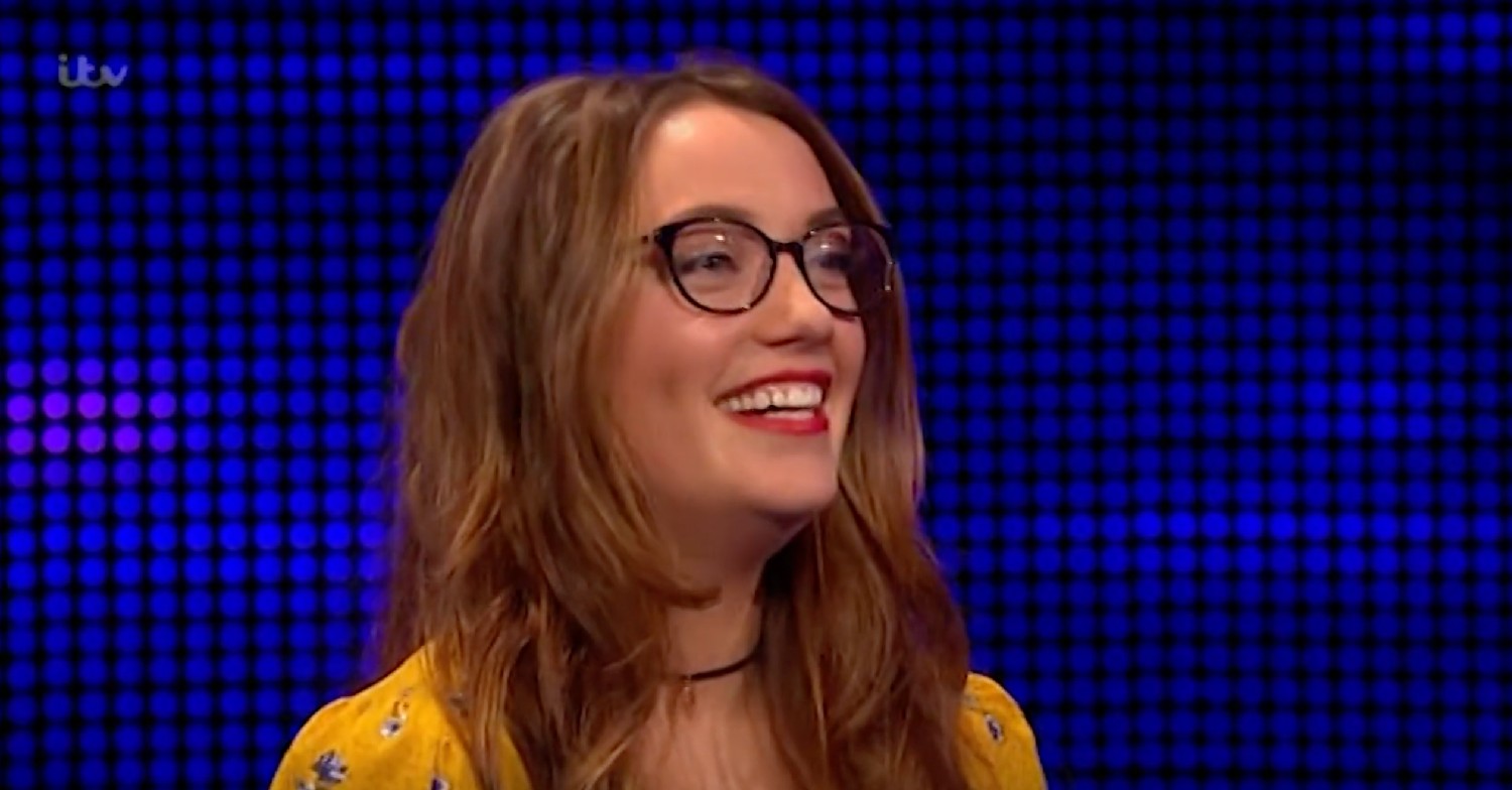 Becky smiling on The Chase