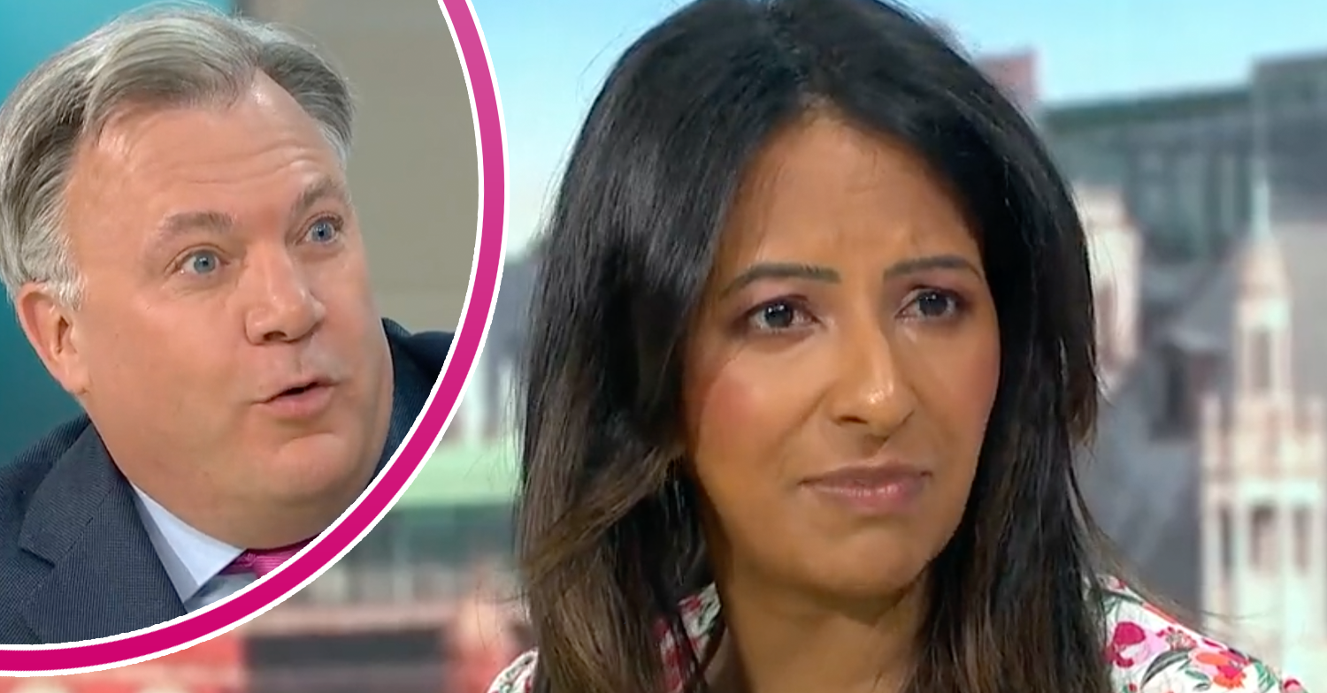 RANVIR SINGH and Ed Balls looking annoyed on GMB