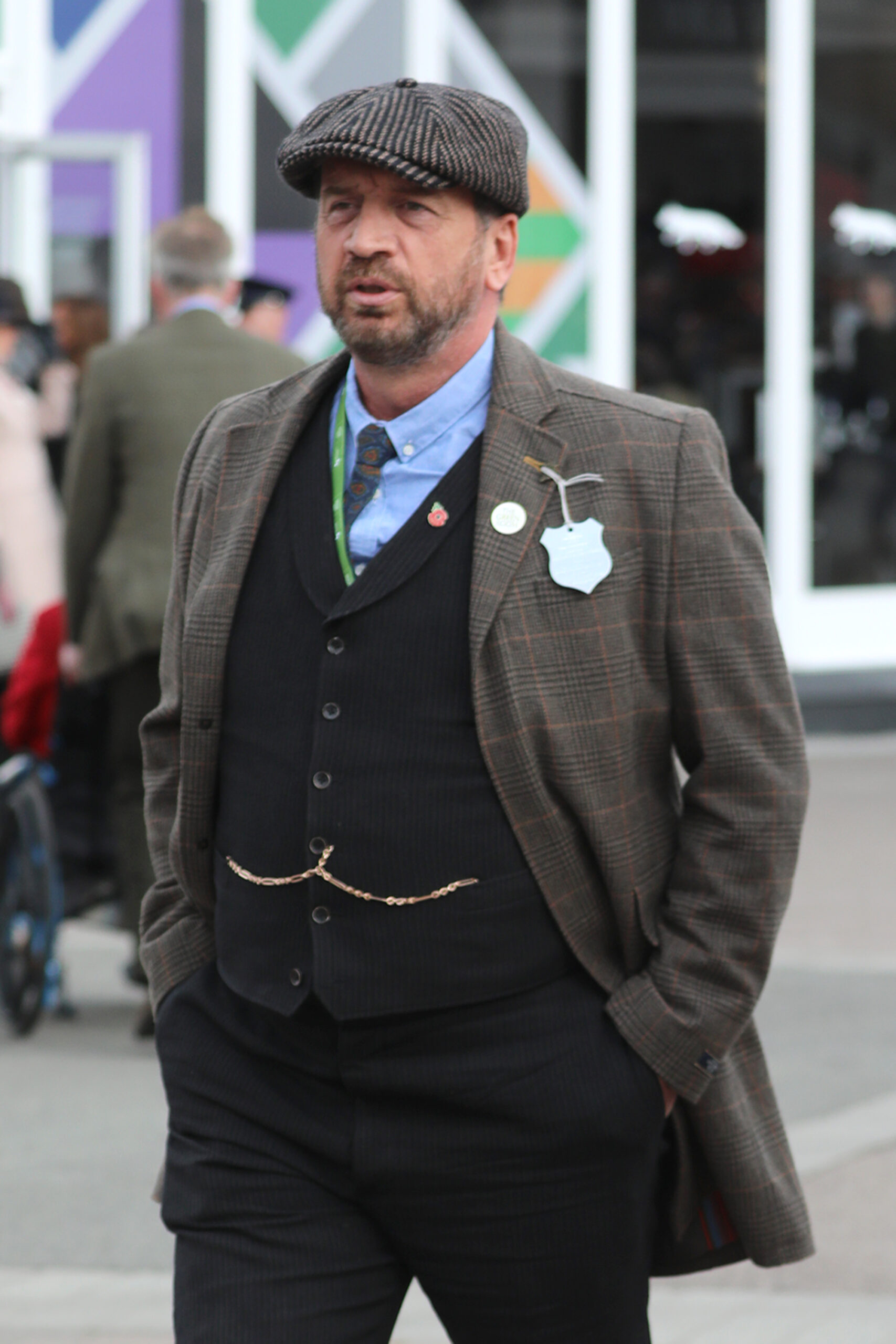 Nick Knowles at the Cheltenham Festival 2020 Day One