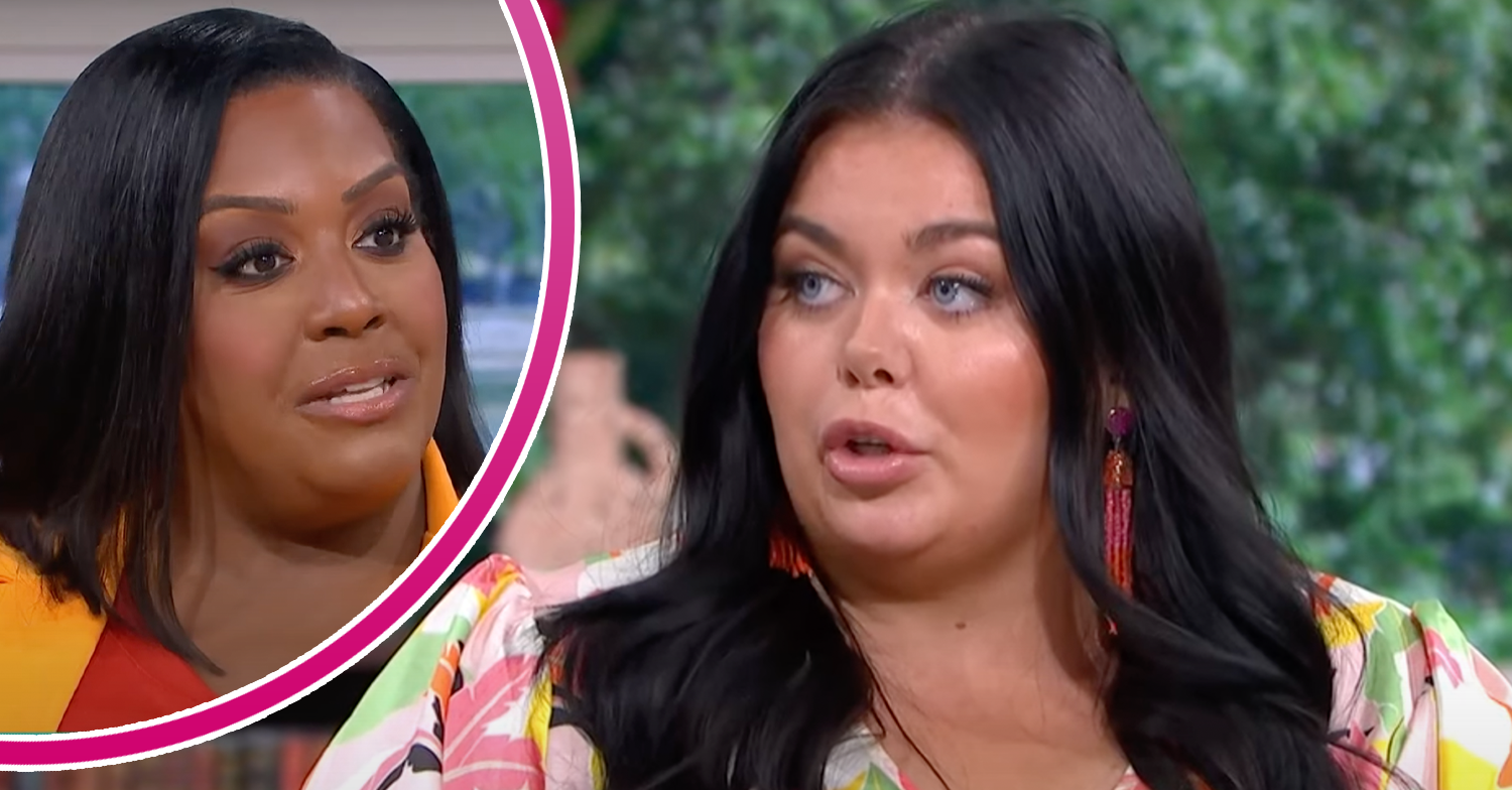Scarlett Moffatt and Alison Hammond talking on This Morning