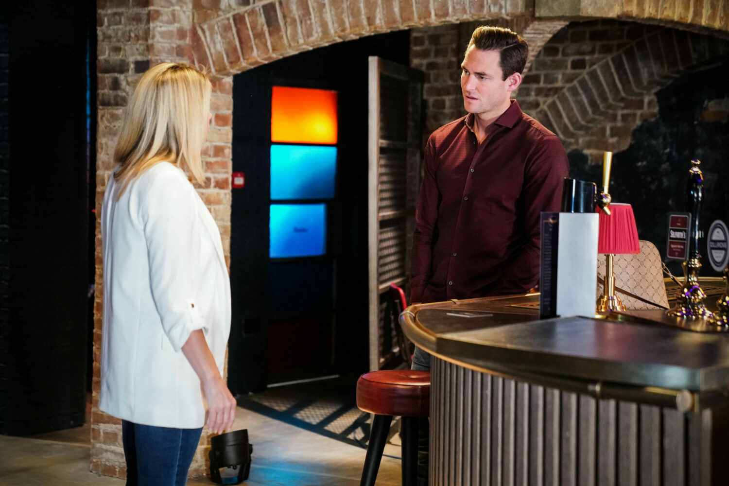 EastEnders Zack confused as Sam talks to him