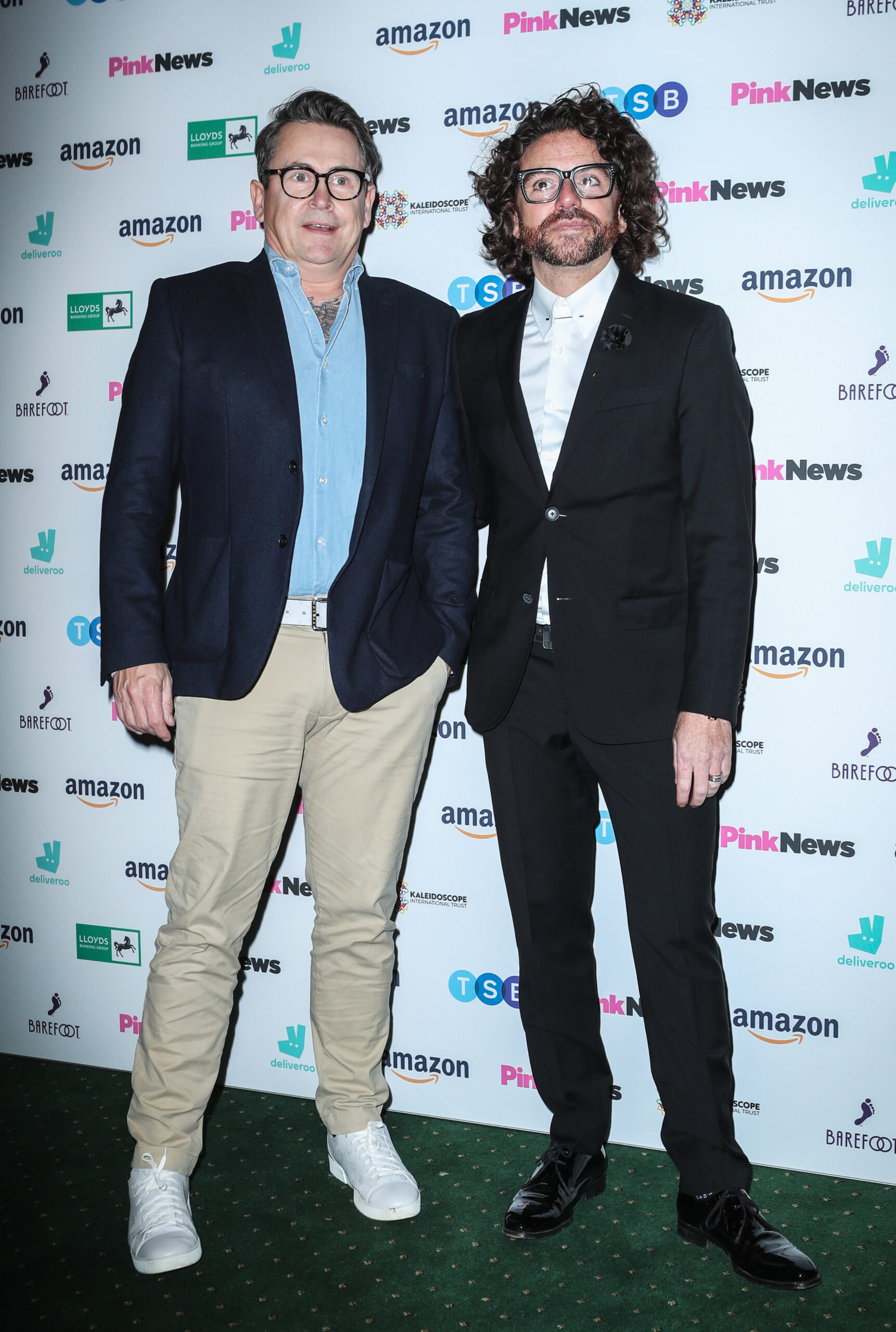 Stephen Webb from Gogglebox and his co-star, Chris Steed