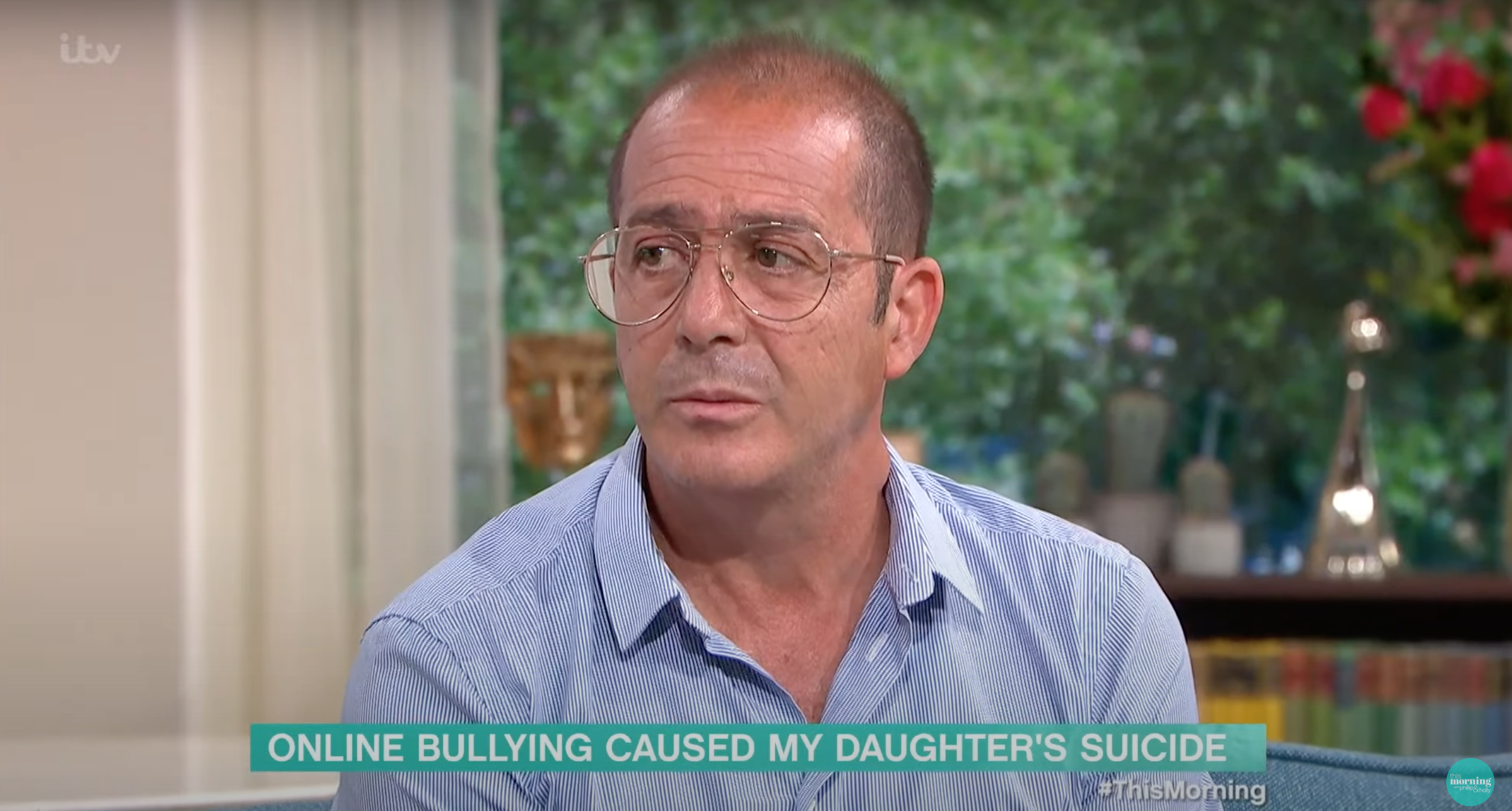 Guest on This Morning looking sad