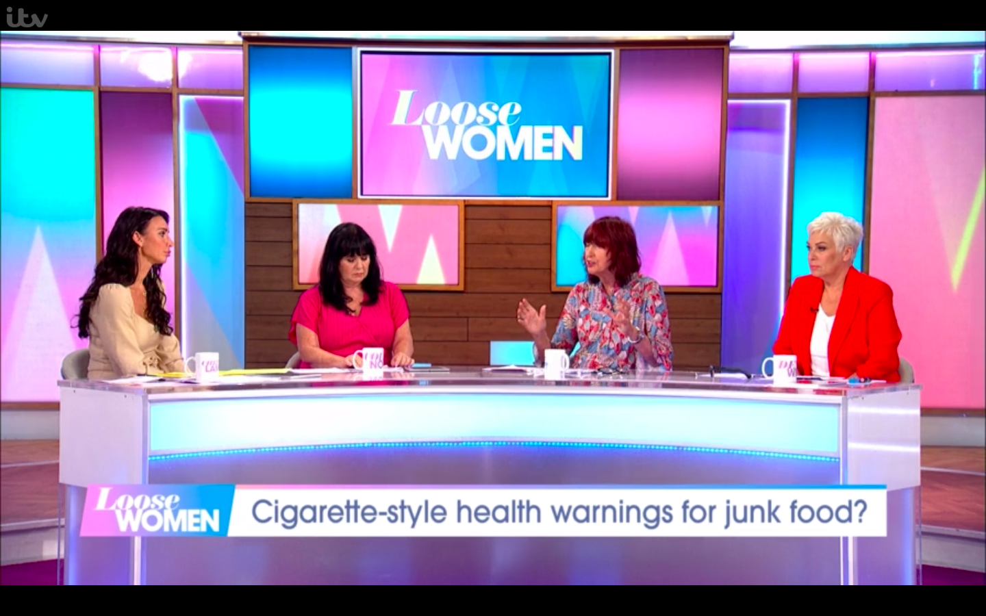 Janet Street Porter and Loose women presenters discussing obesity