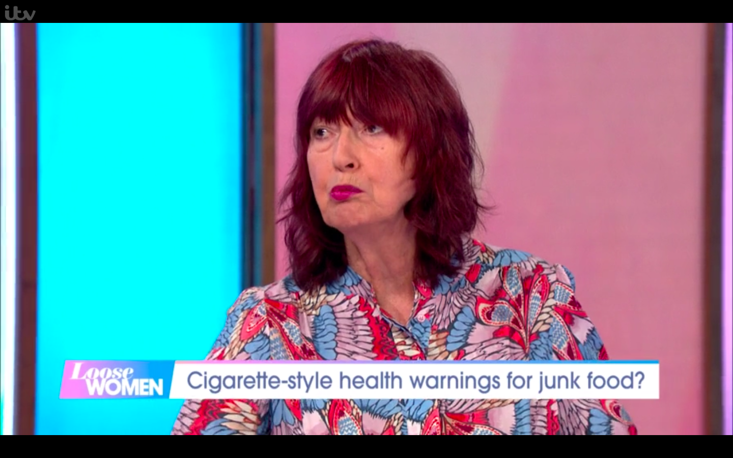 Janet Street-Porter speaking on Loose Women today