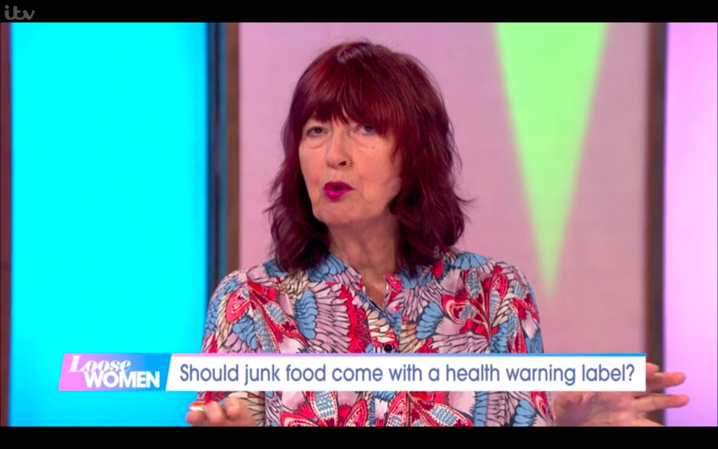 Janet Street-Porter talking on Loose Women today