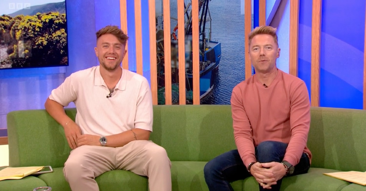 Roman Kemp and Ronan Keating on The One Show