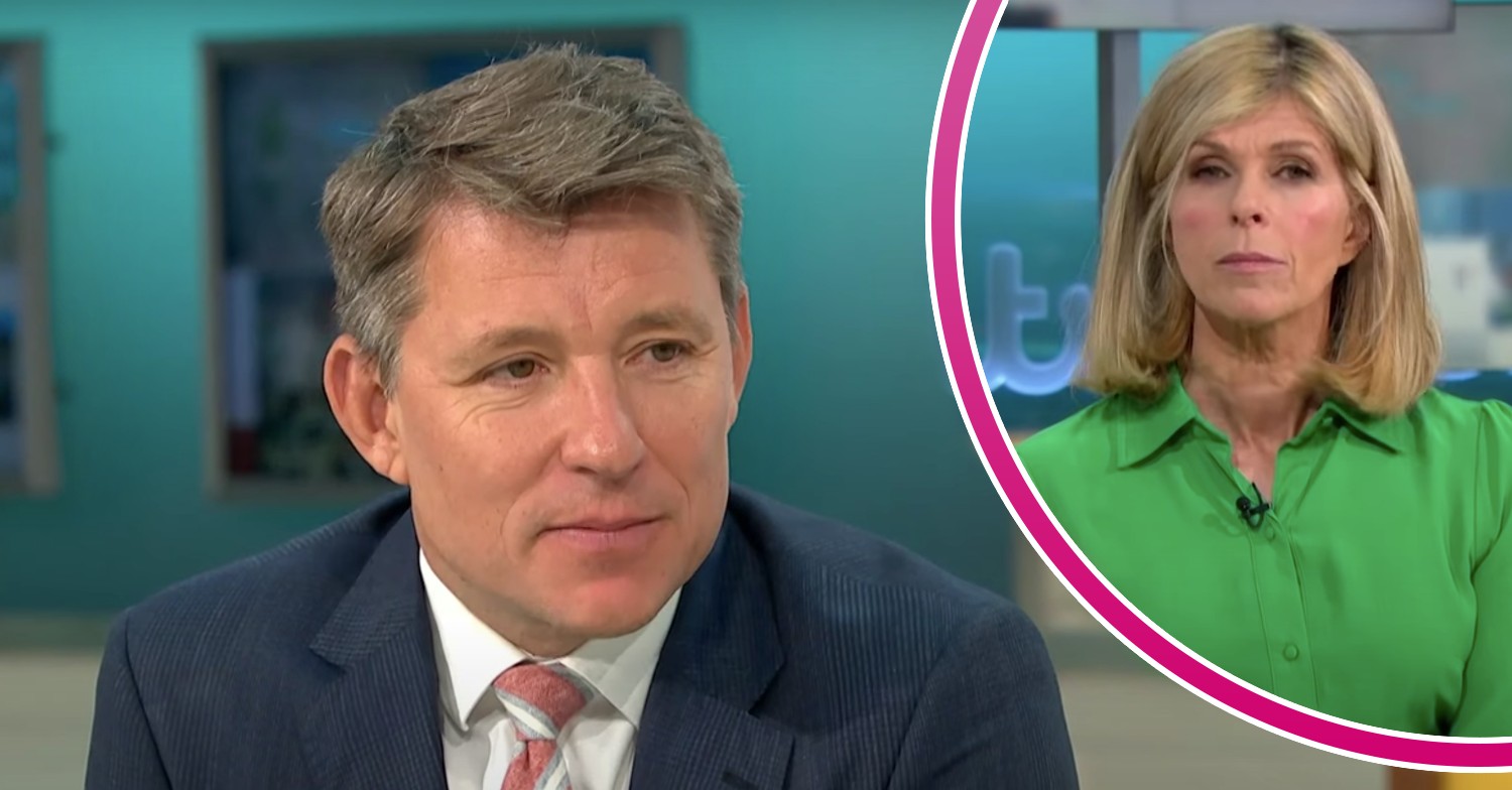 Ben Shepard and Kate Garraway hosting Good Morning Britain