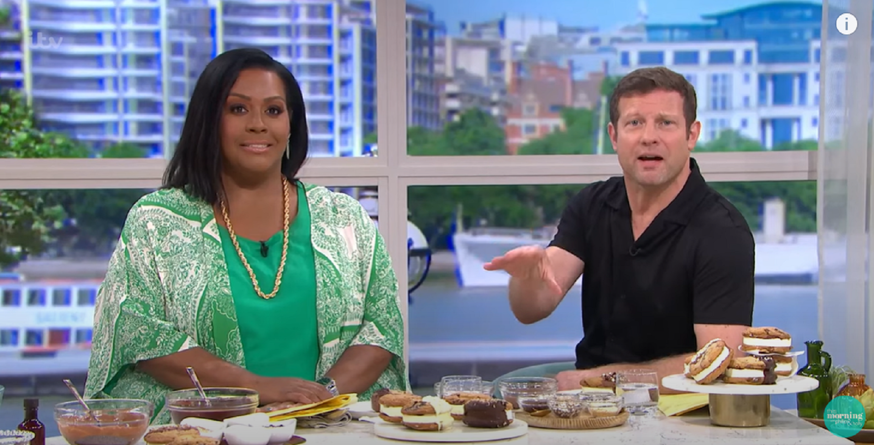 Alison Hammond and Dermot O'Leary on This Morning today
