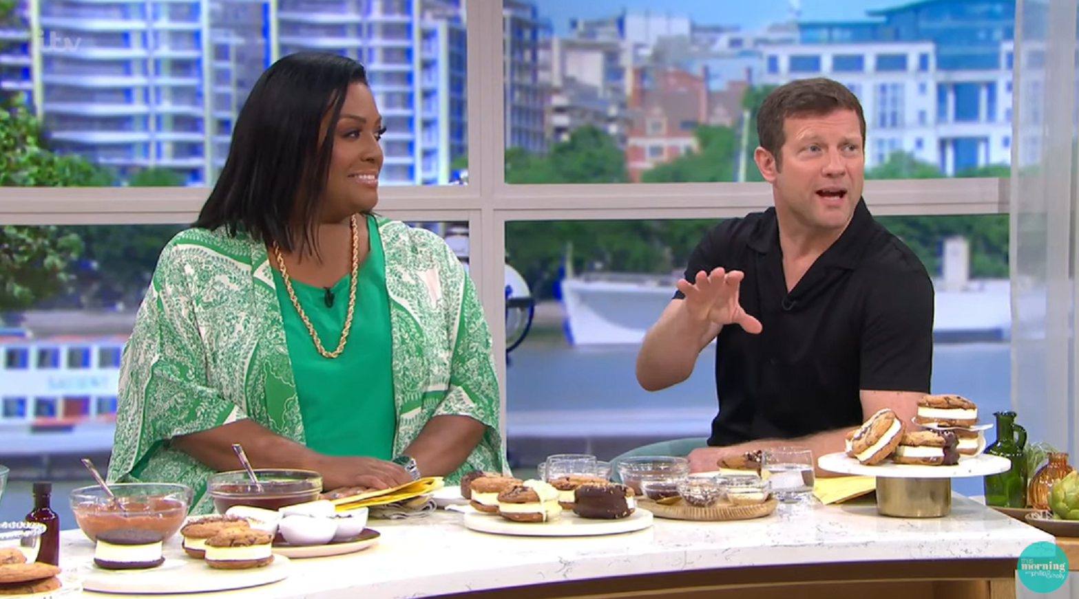 Alison Hammond and Dermot O'Leary on This Morning today