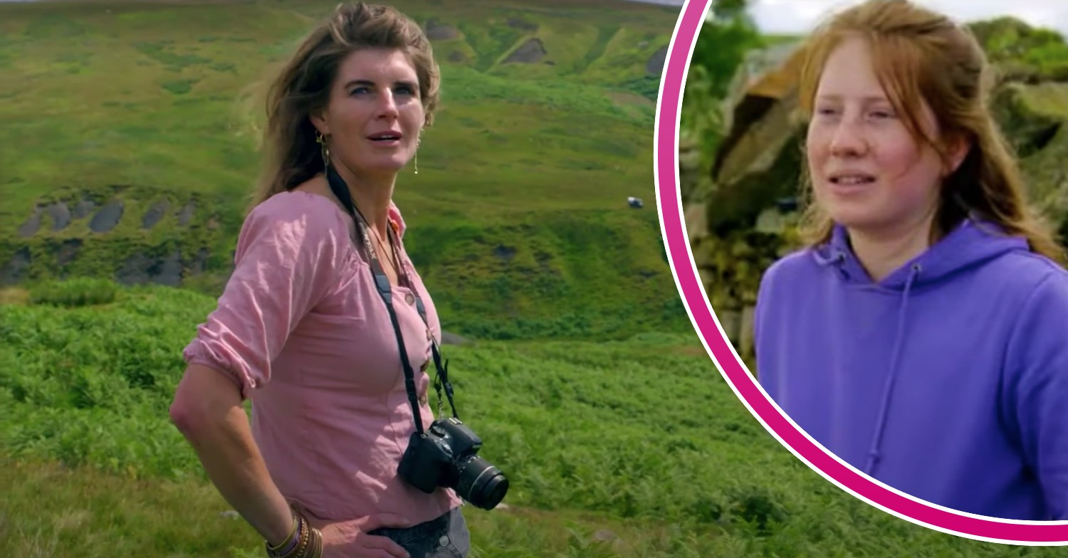 Amanda Owen and Raven Owen smiling on Our Yorkshire Farm