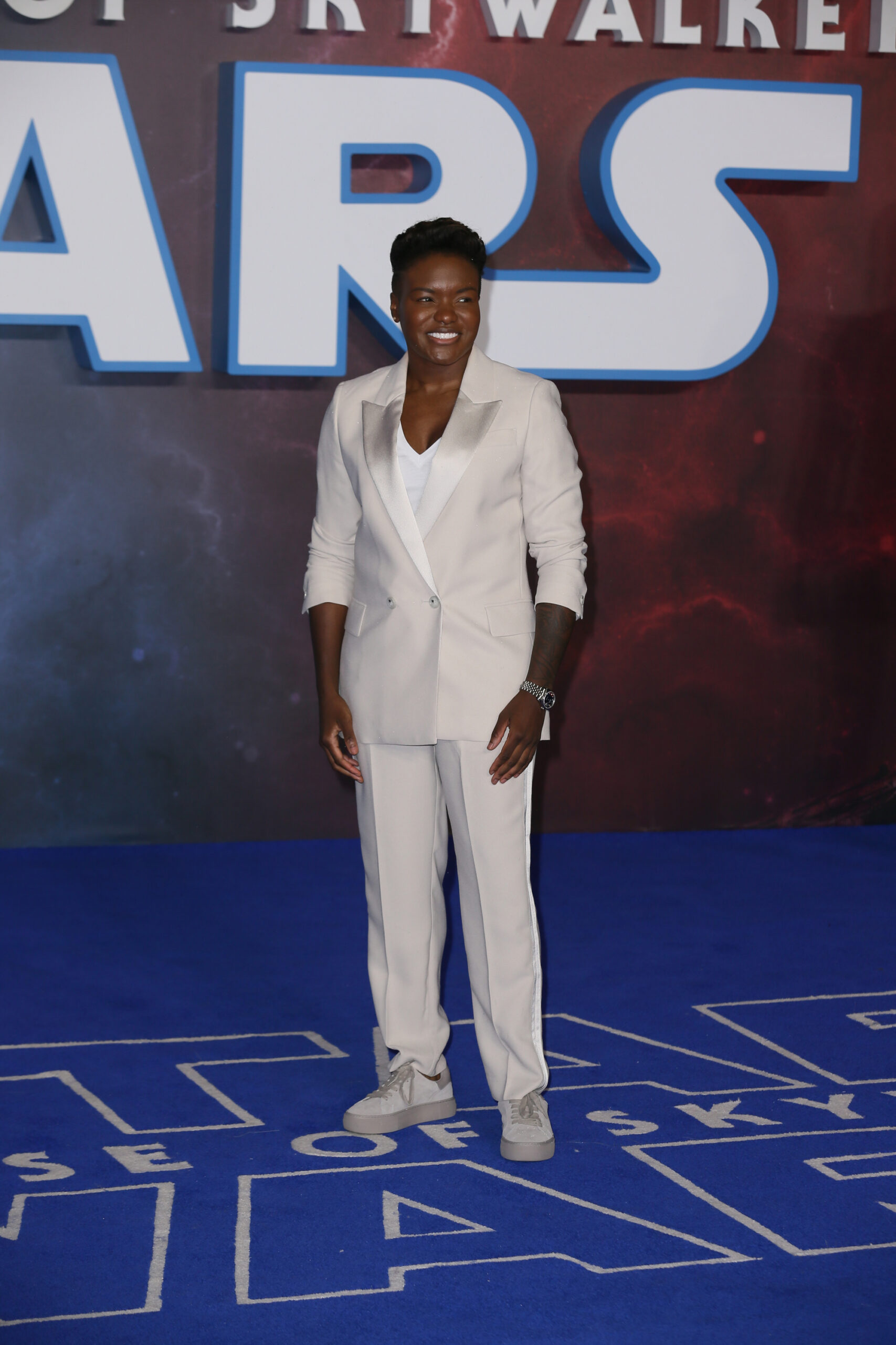 Nicola Adams at the European premiere of 'Star Wars: The Rise Of Skywalker'