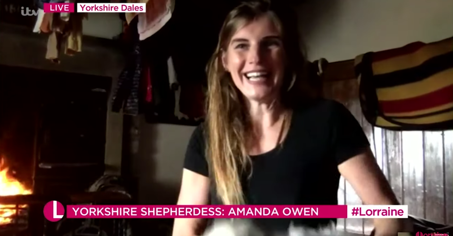 Amanda Owen laughing