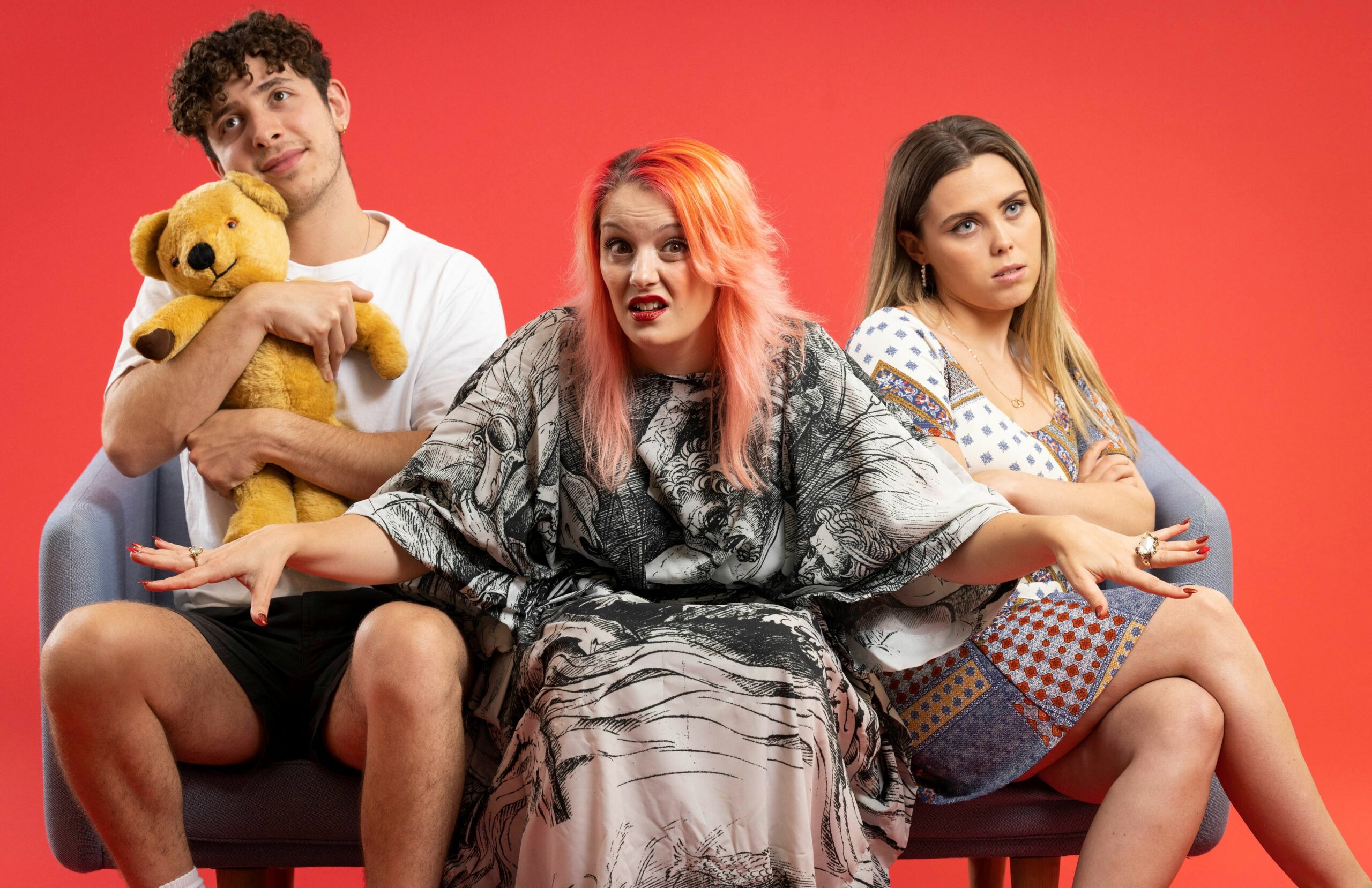 Daniel Constantinou, Sex and relationship expert Alix Fox and Jessica Gaynor