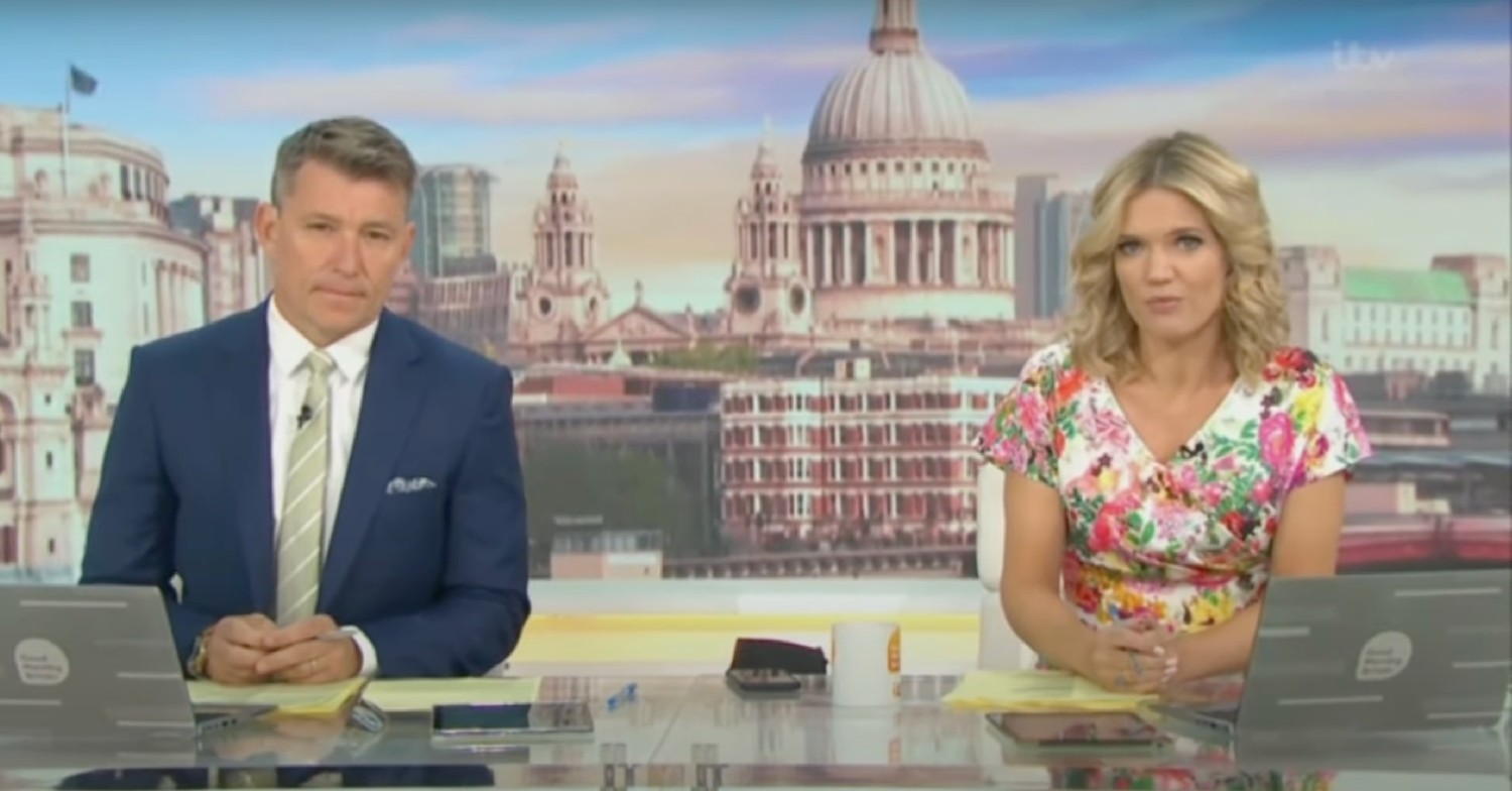 Ben Shephard and Charlotte Hawkins on GMB today
