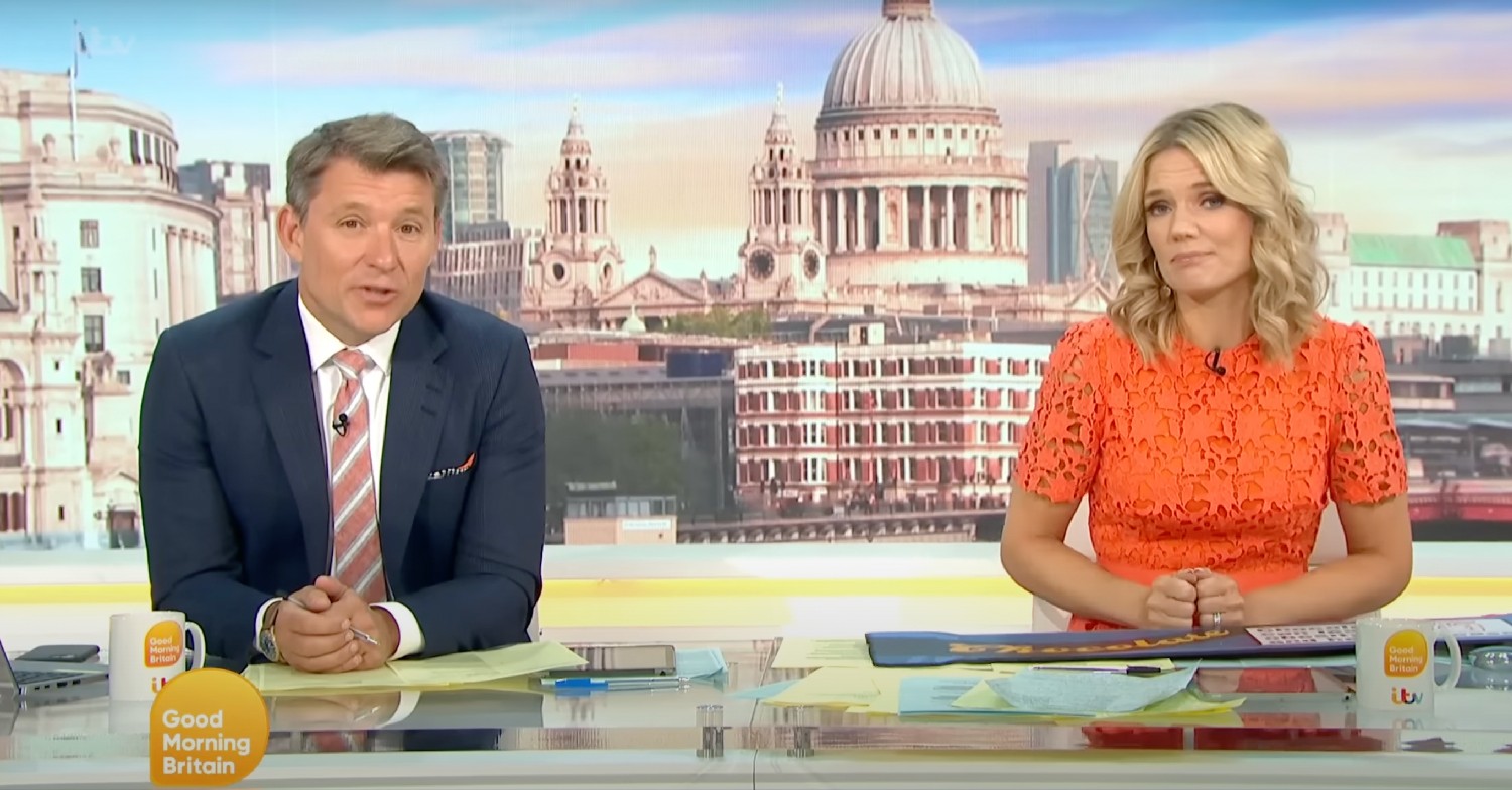 Ben Shephard and Charlotte Hawkins hosting GMB