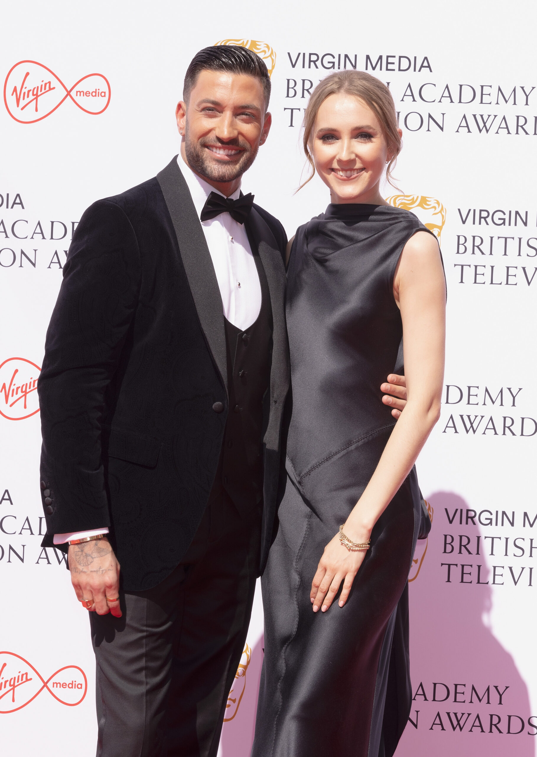 Giovanni Pernice smiling in the sunshine with Rose