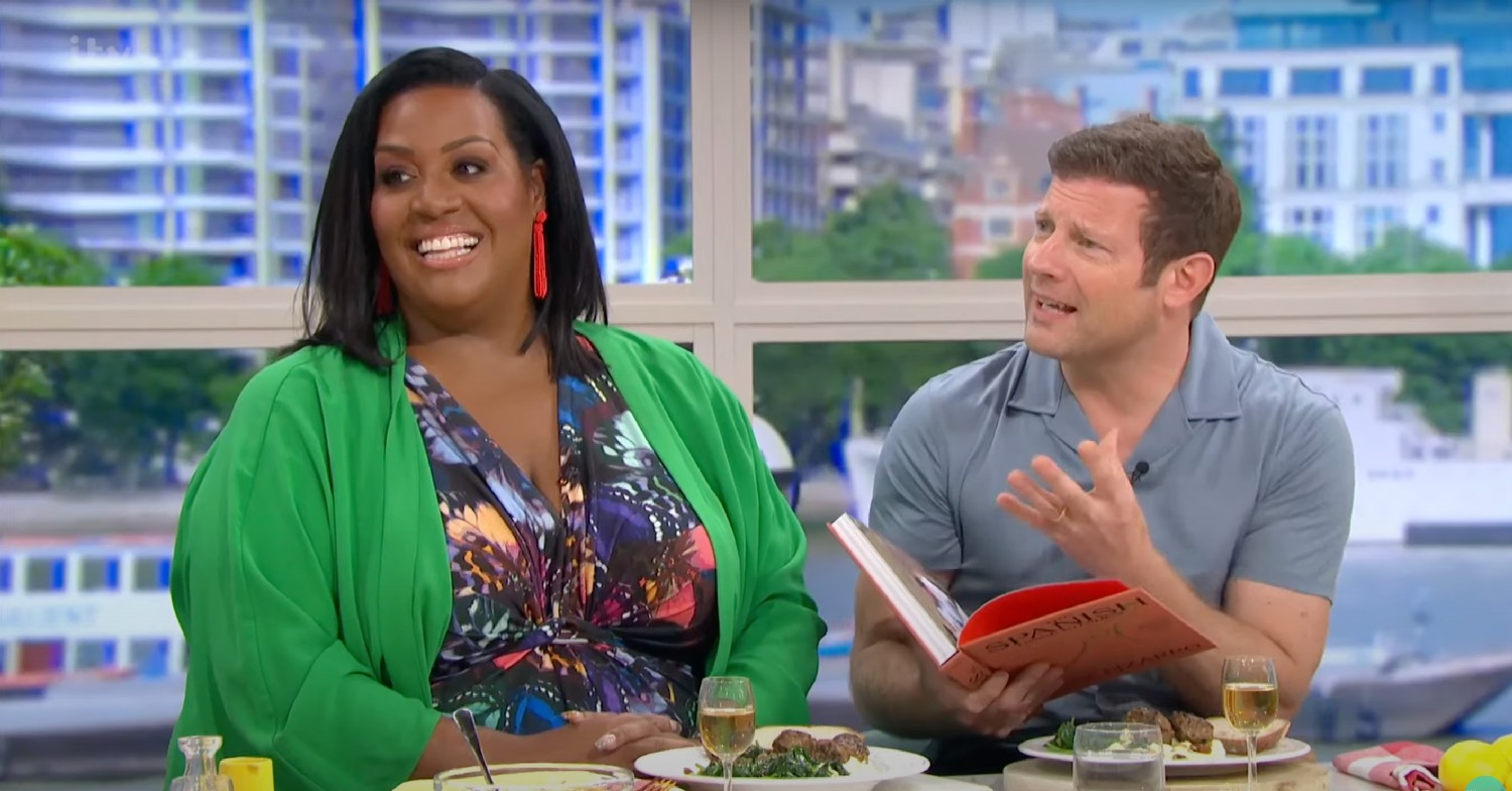 Alison Hammond and Dermot O'Leary on This Morning today