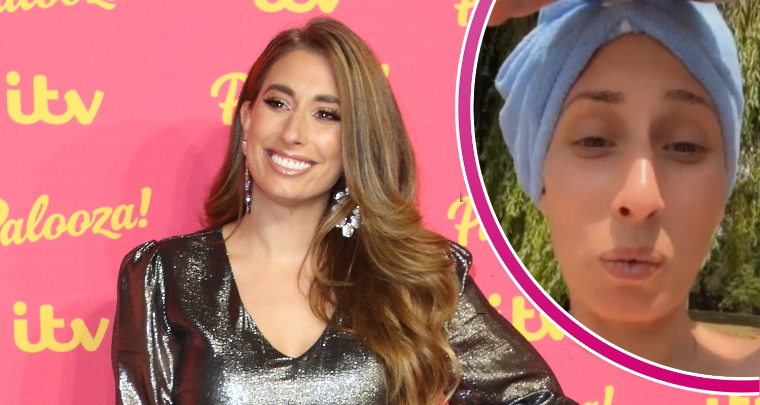 Stacey Solomon wedding hair