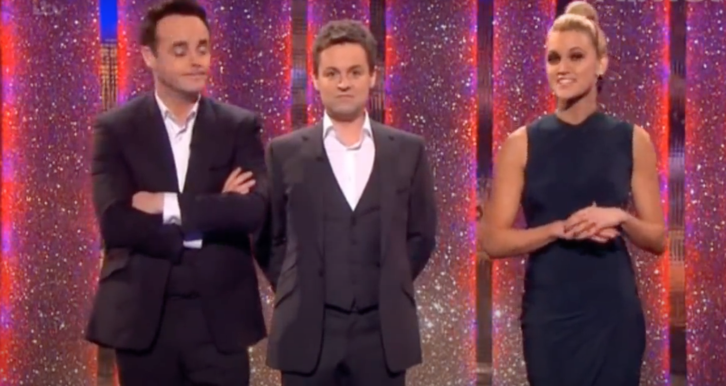 Ant and Dec with Ashley Roberts