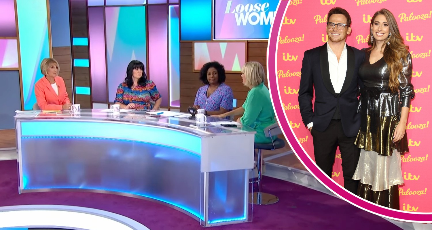 Loose Women and Stacey Solomon and Joe Swash