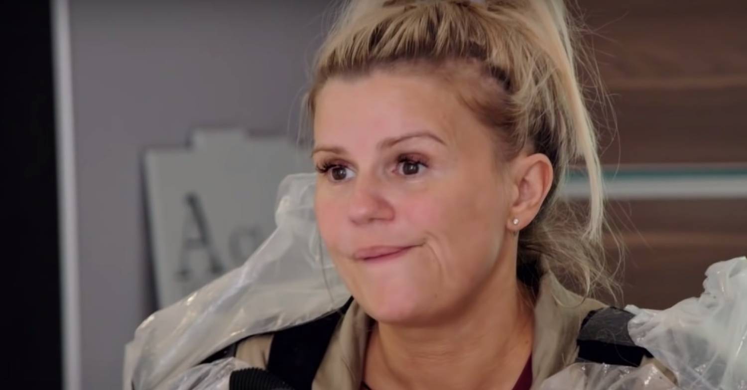 Kerry Katona looks unimpressed