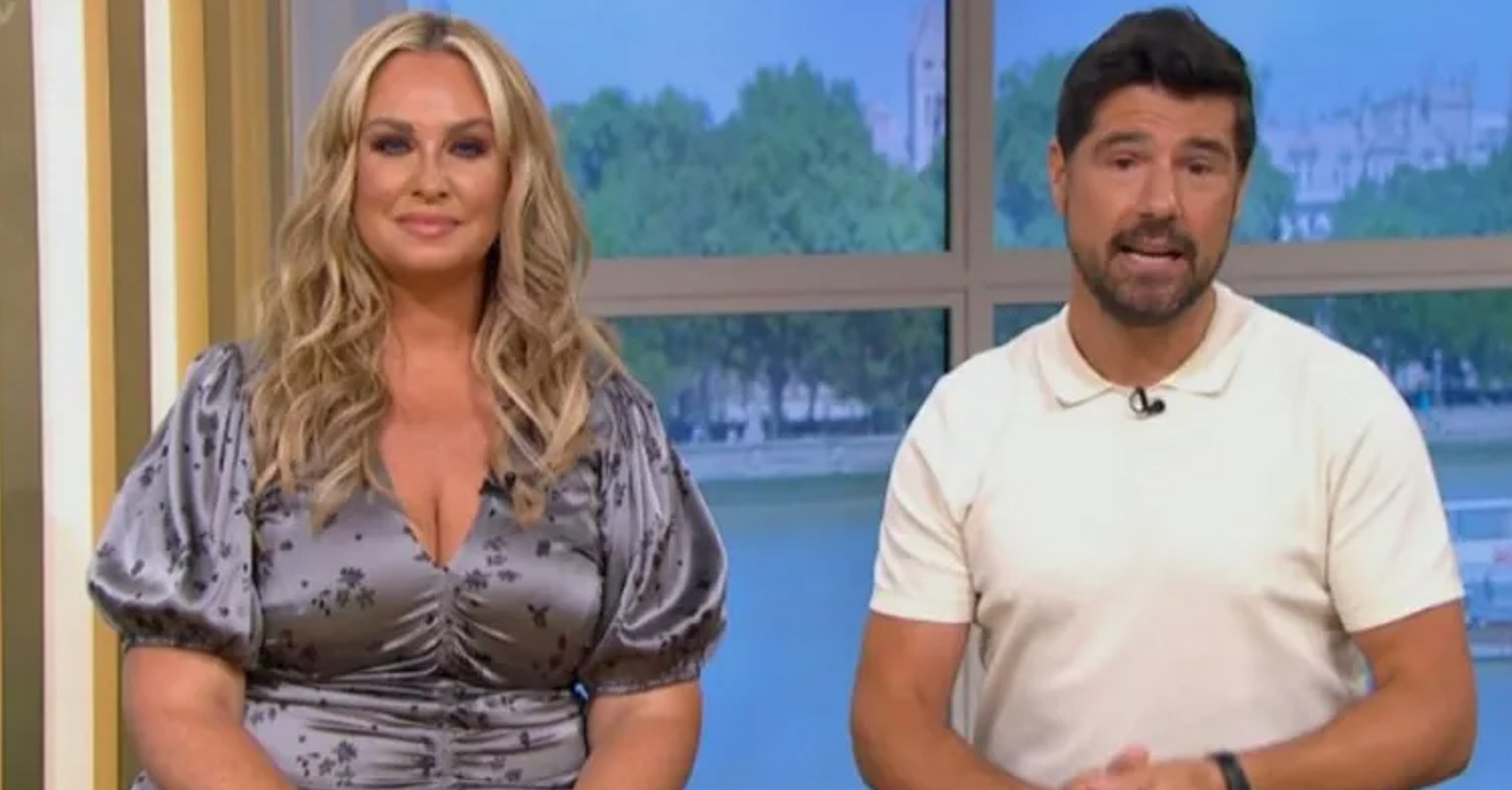 Josie Gibson on This Morning with her co-host, Craig