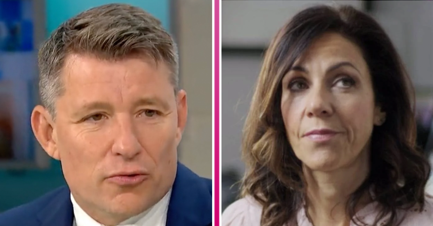 Ben Shephard and Julia Bradbury side by side