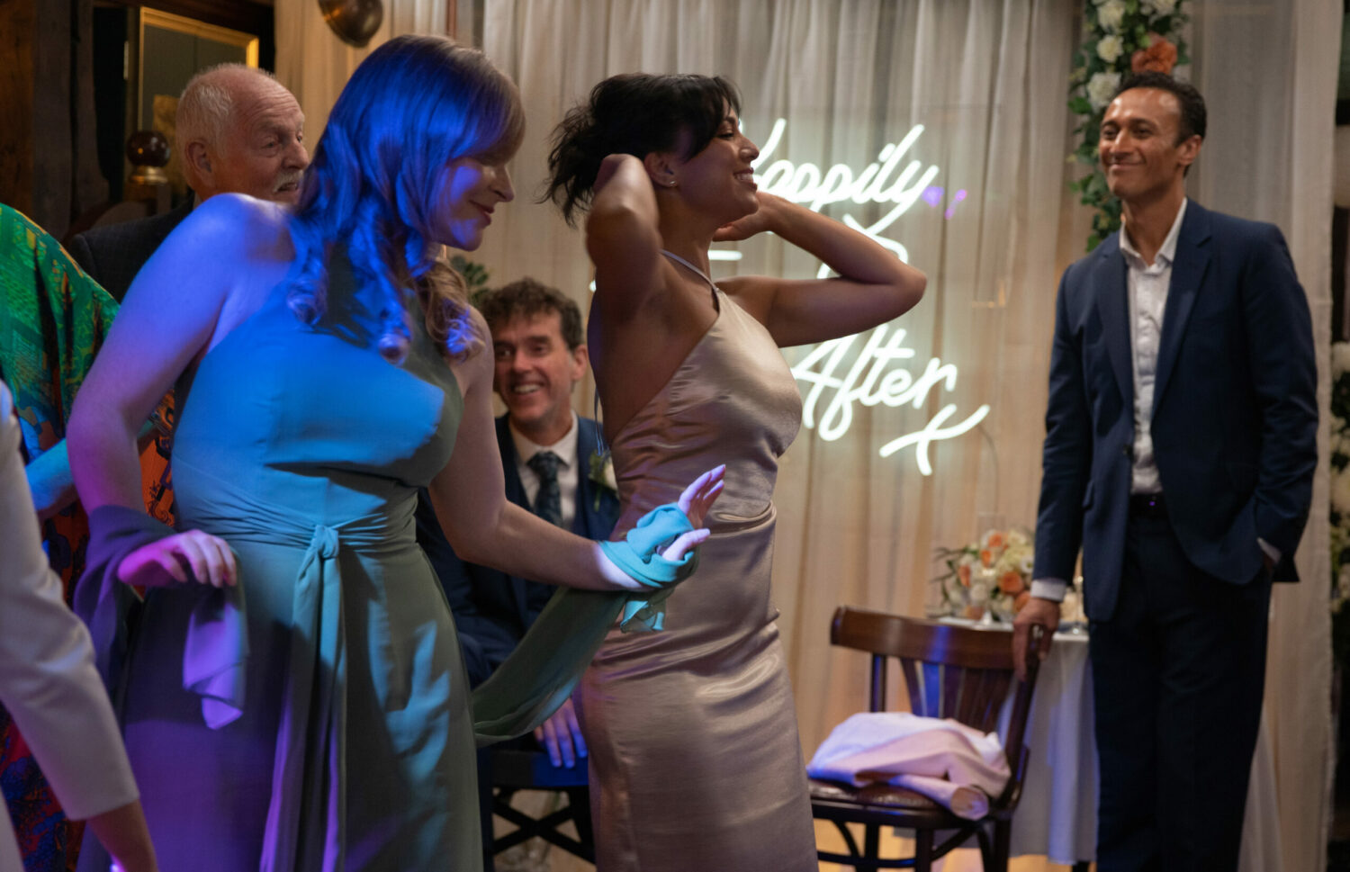 Priya showing her scars in Emmerdale