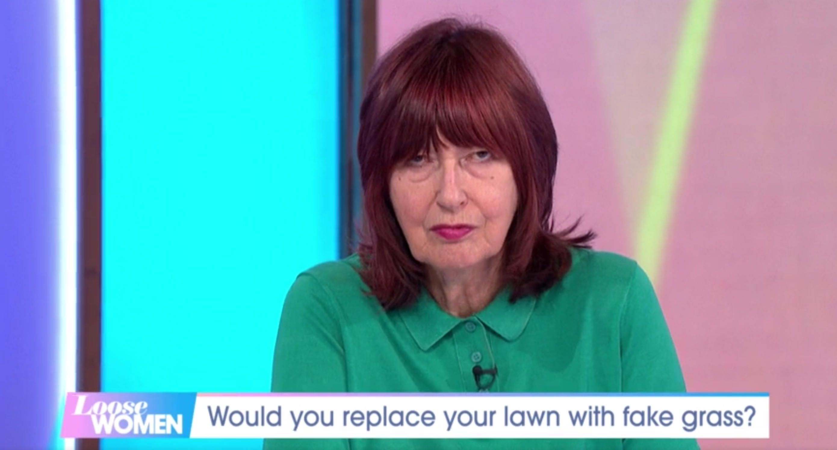 Loose Women star Janet Street Porter looking grumpy