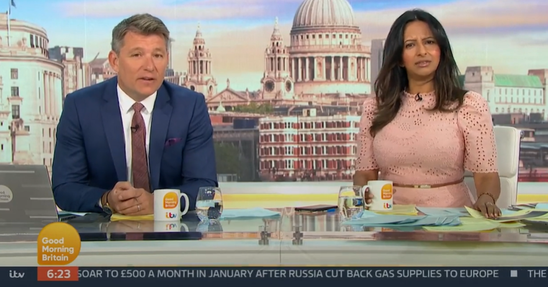 Ben Shephard and Ranvir Singh on GMB today