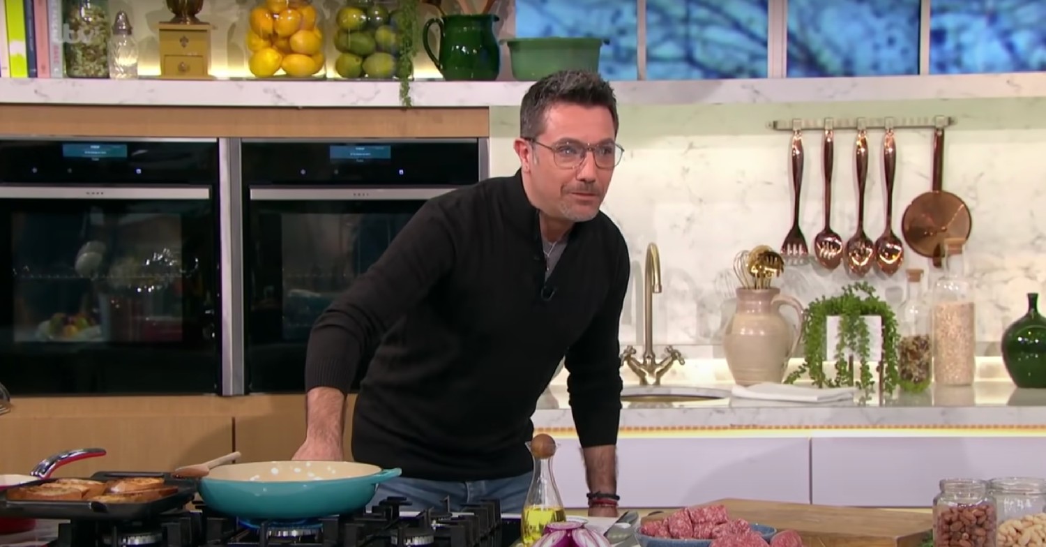 Gino D'Acampo cooking on This Morning